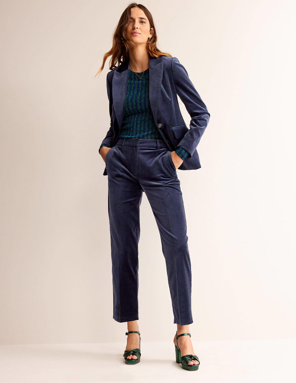 Kew Samthose-Marineblau-1