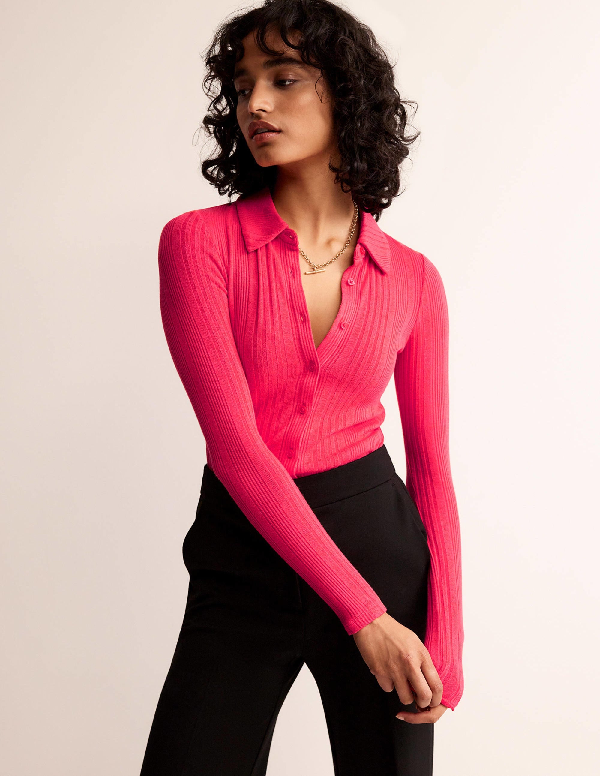 Charlotte Jersey-Hemd-Pfingstrose - Image 1