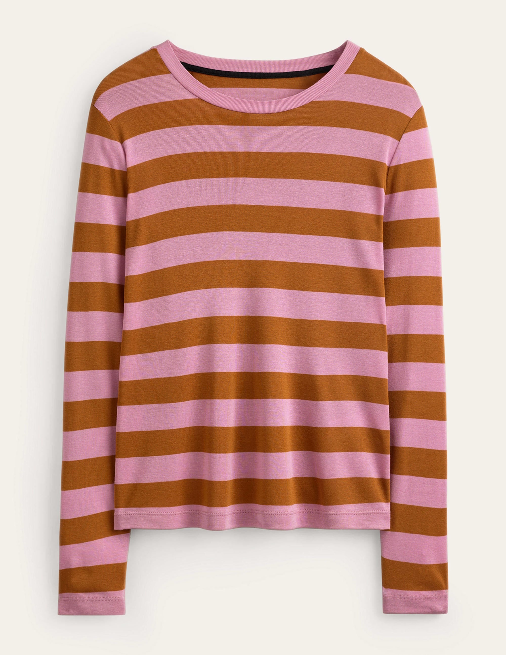 Tamsin langärmeliges Oberteil-Pink, Camel - Image 5