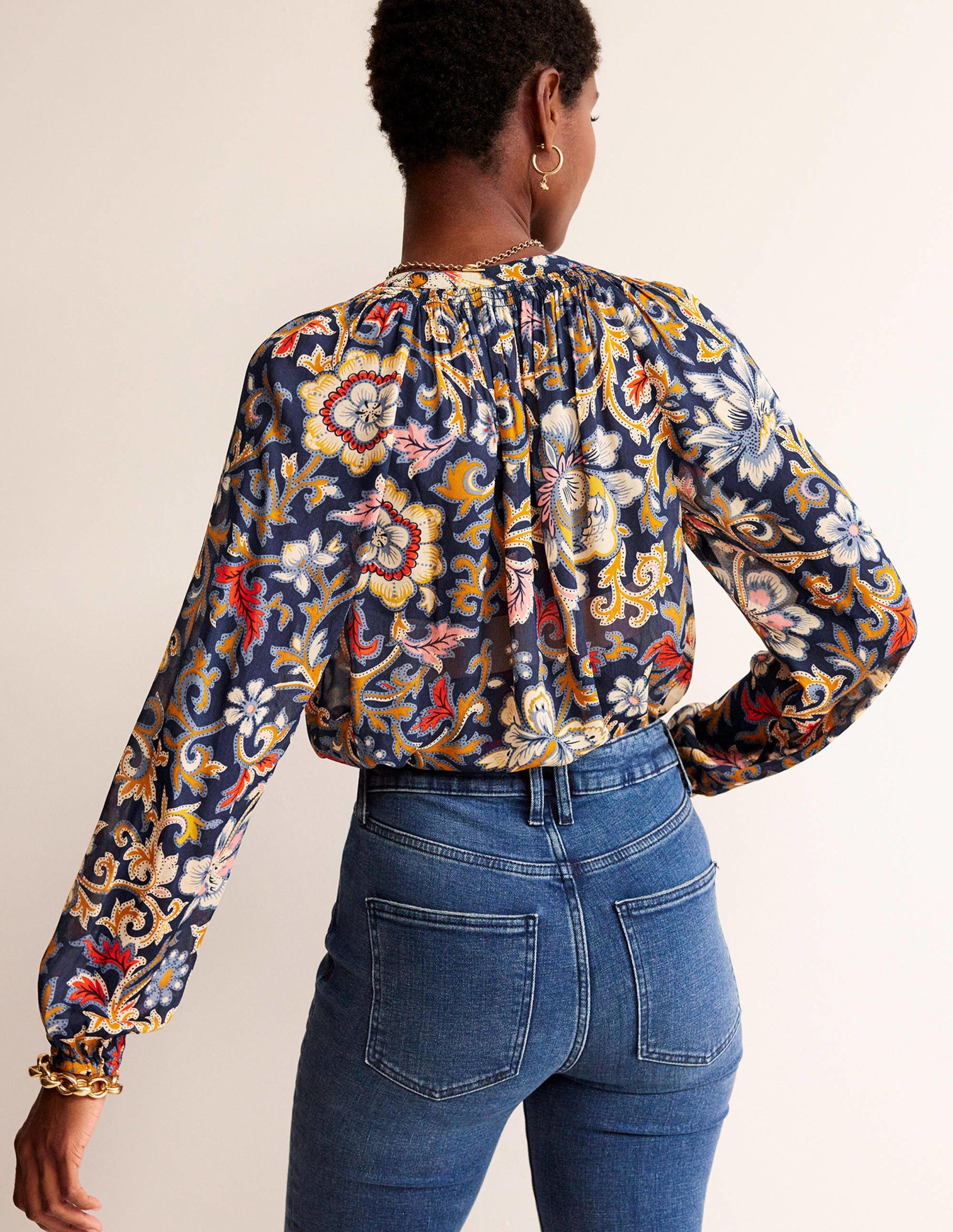 Top Grace-Multi, motif Botanic Lawn-3