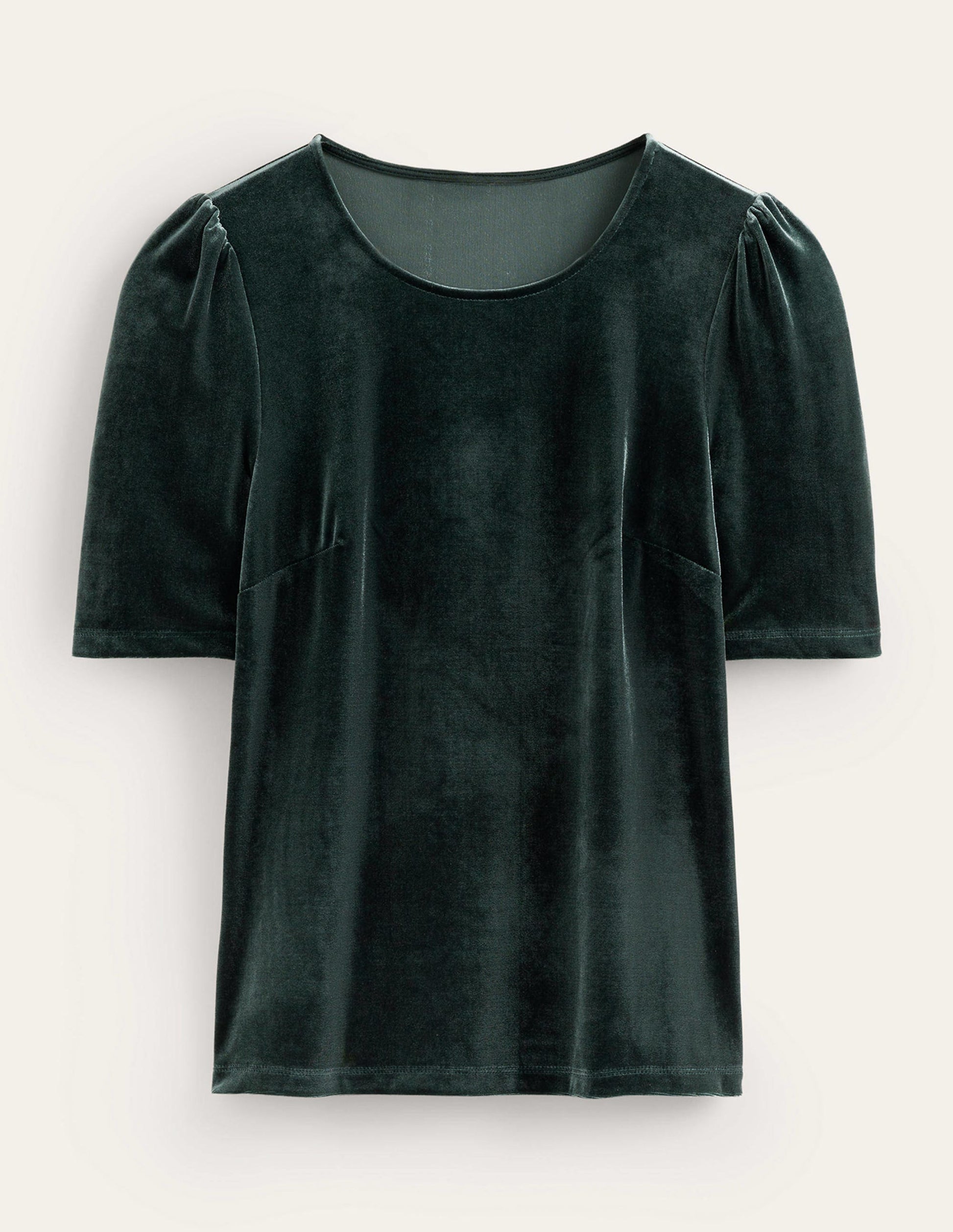 Party-T-Shirt aus Samt-Chatsworth-Grün-6
