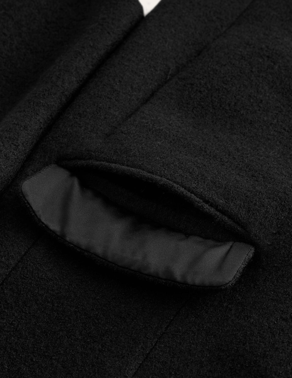 Canterbury Texturierter Mantel-Schwarz-5