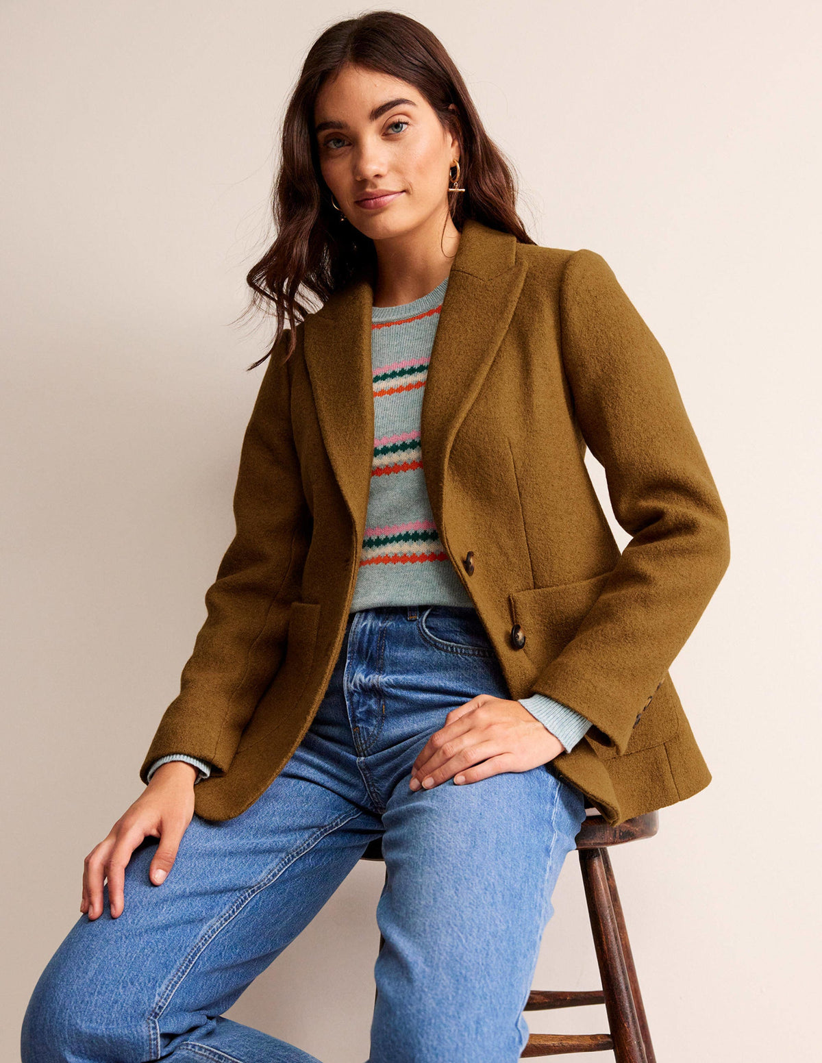 Der Marylebone Blazer mit Struktur-Kamelbraun - Image 4