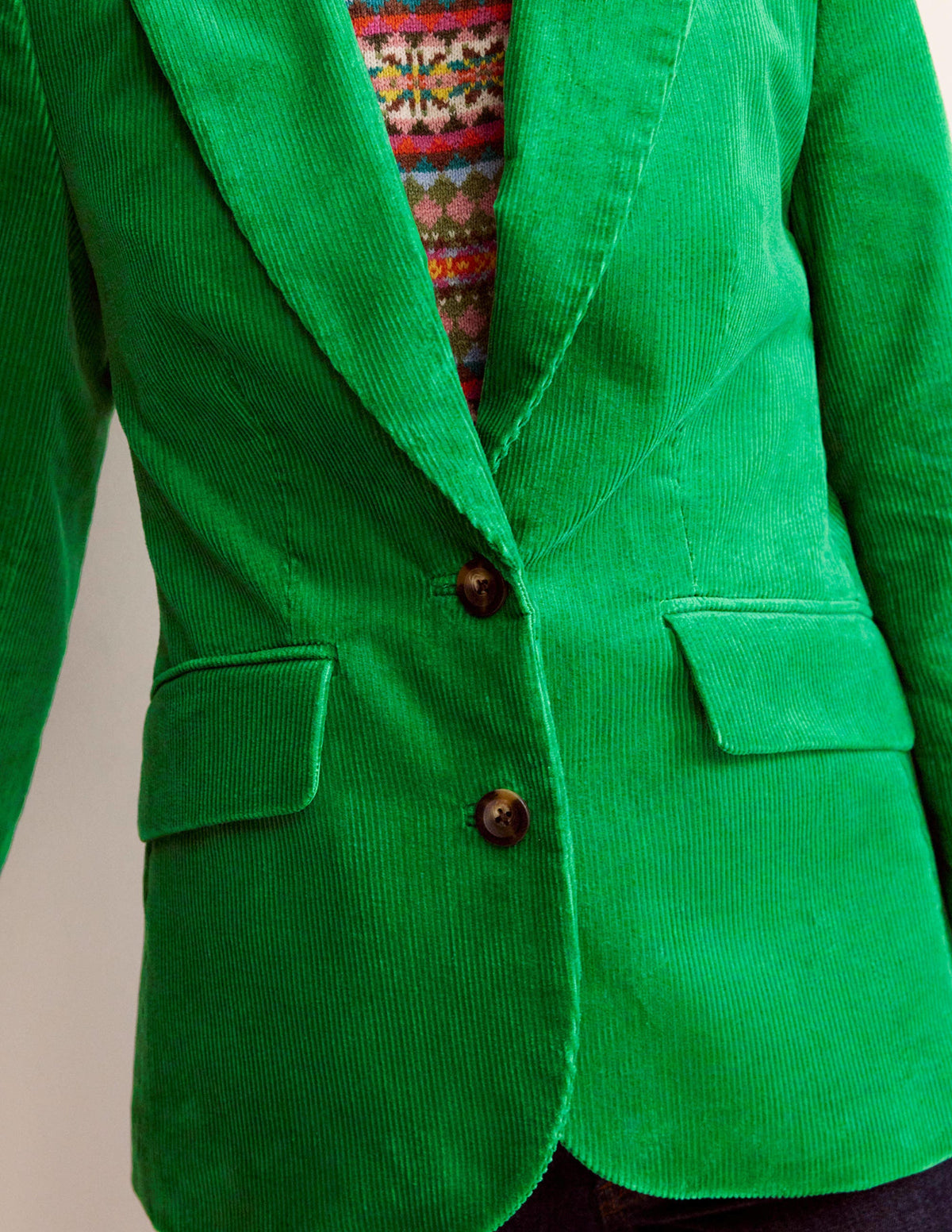 The Marylebone Cord-Blazer-Highland-Grün - Image 2