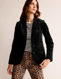 Marylebone Cord Blazer-Black