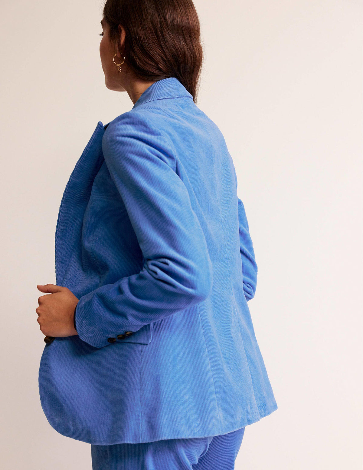 Blazer Marylebone en velours-Marina - Image 3