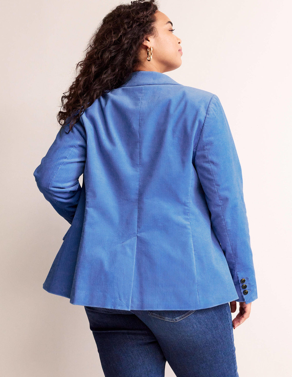 Blazer Marylebone en velours-Marina - Image 6