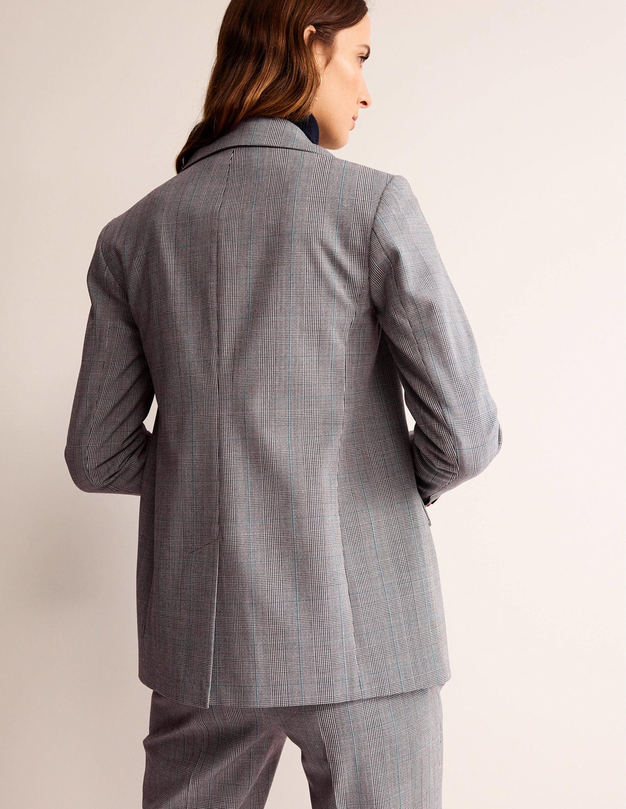 Der Bloomsbury Woll-Blazer-NATURWEIß, ANTHRAZIT UND BLAU-PULVER - Image 3