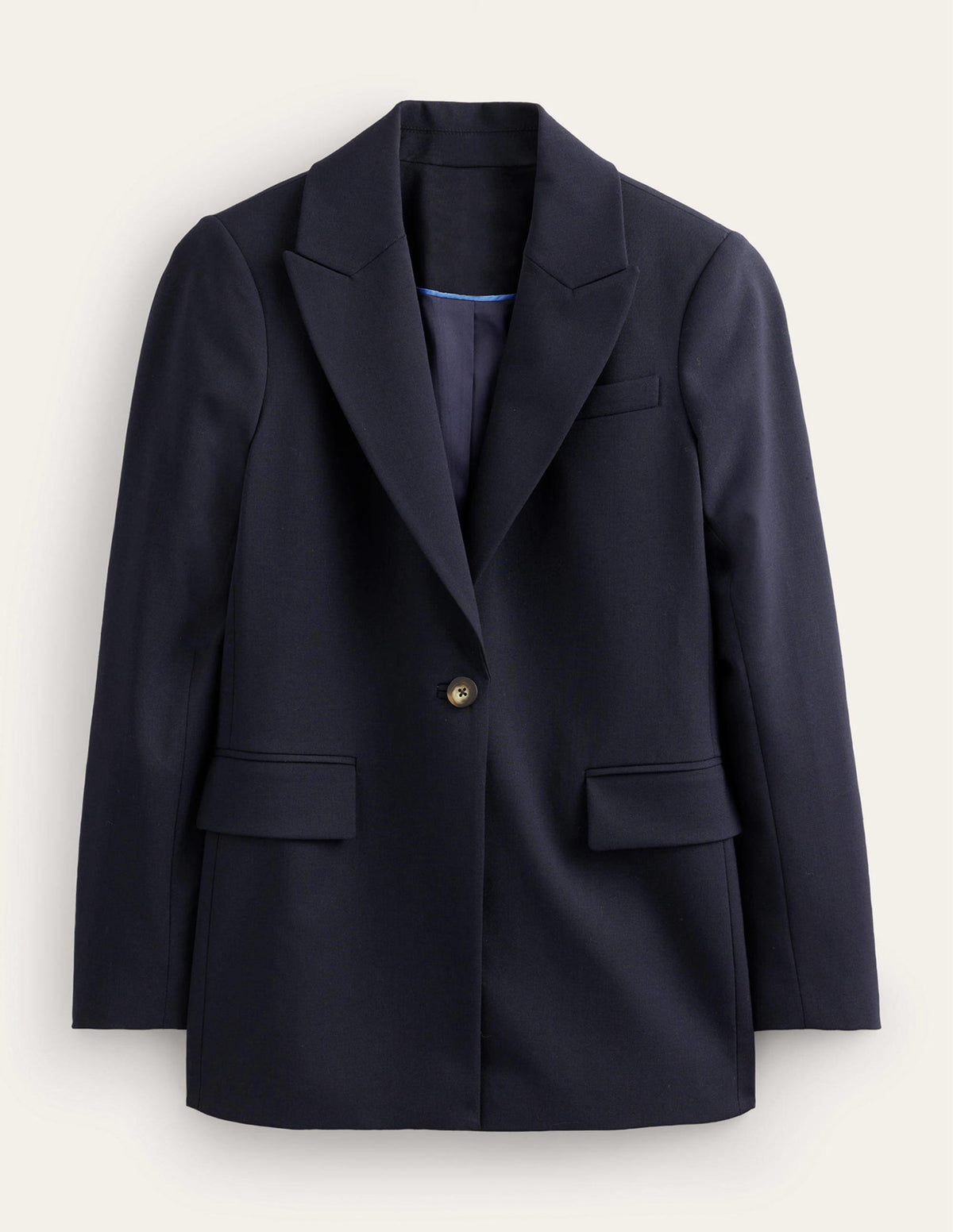 Blazer Bloomsbury en laine-Bleu marine-6