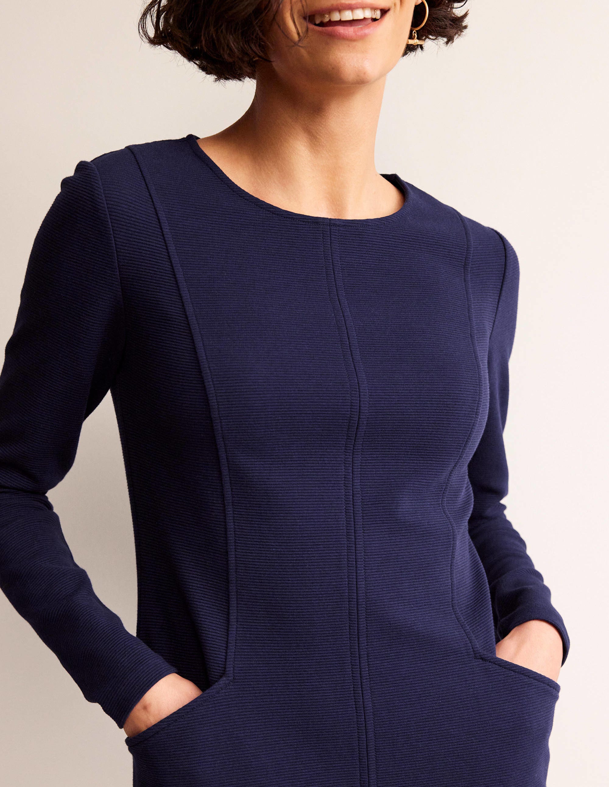 Robe Ellen en ottoman-Bleu du soir - Image 2