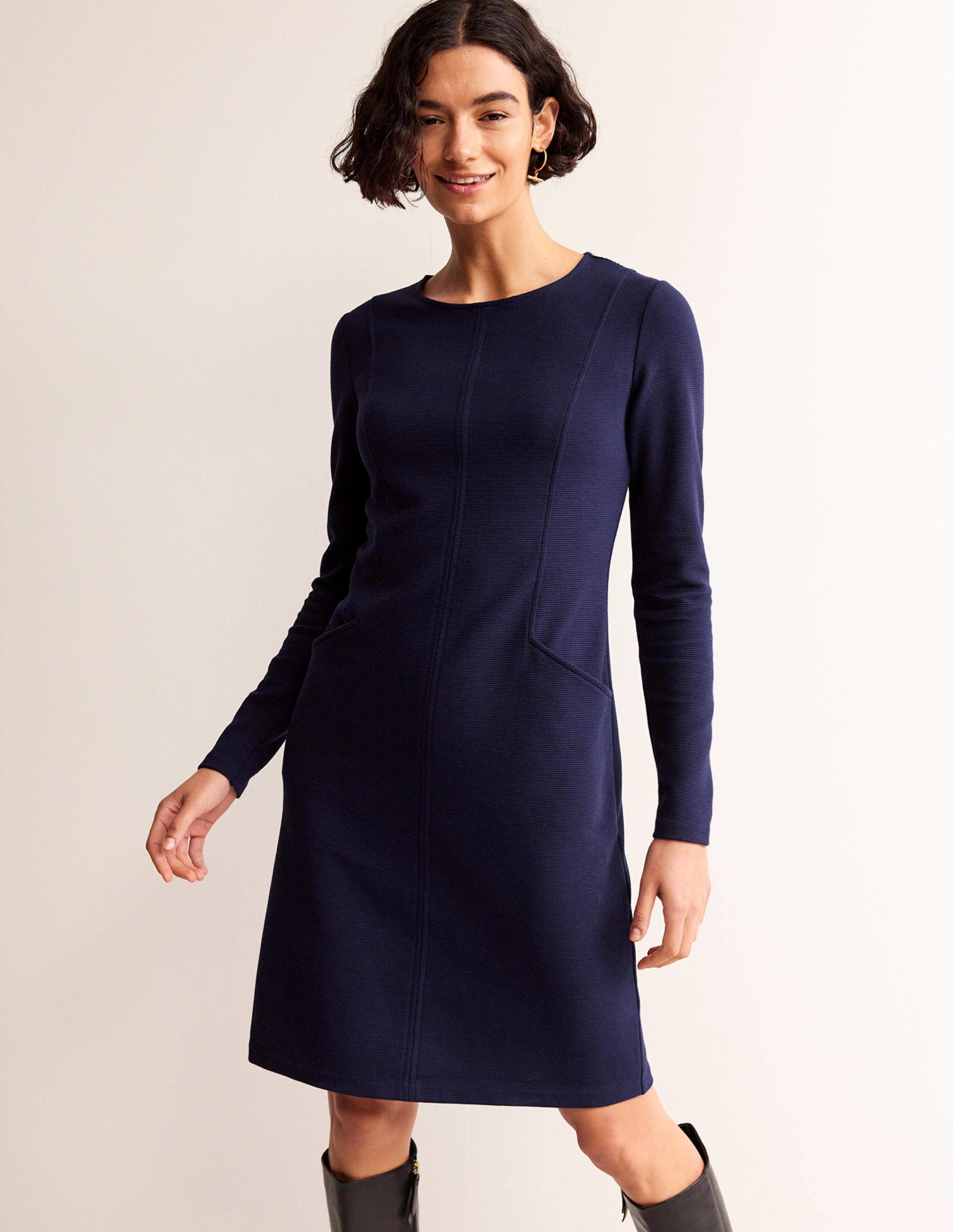 Robe Ellen en ottoman-Bleu du soir - Image 4