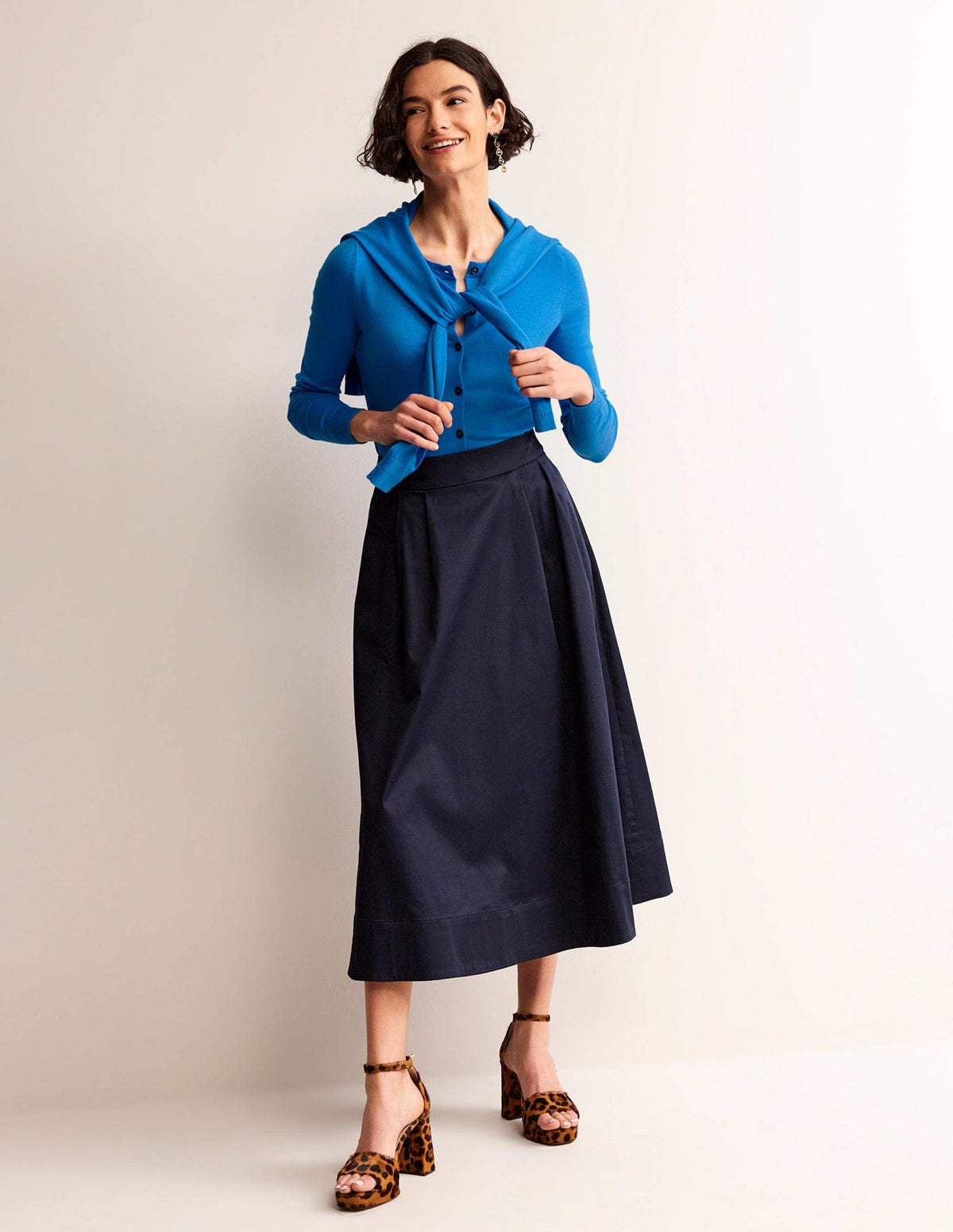Catriona Cardigan aus Baumwolle-Leuchtendes Blau - Image 4