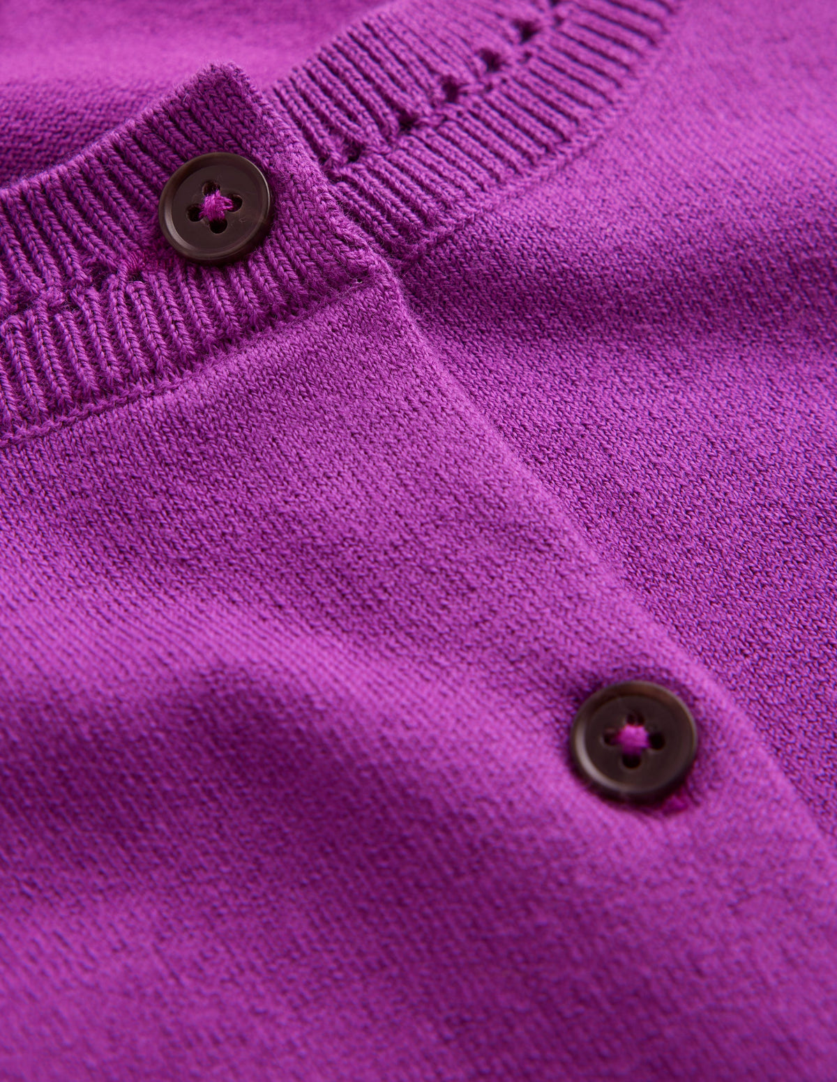Catriona Cardigan aus Baumwolle-Edelsteinviolett - Image 6