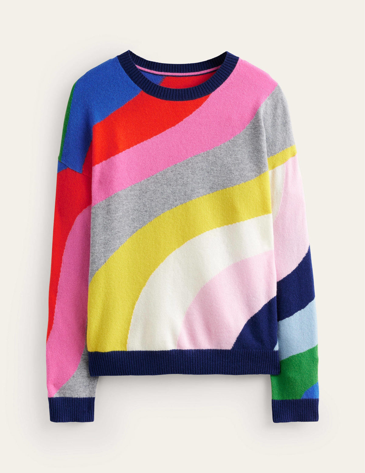 Pull Lydia en cachemire-Bunt Wirbel - Image 6