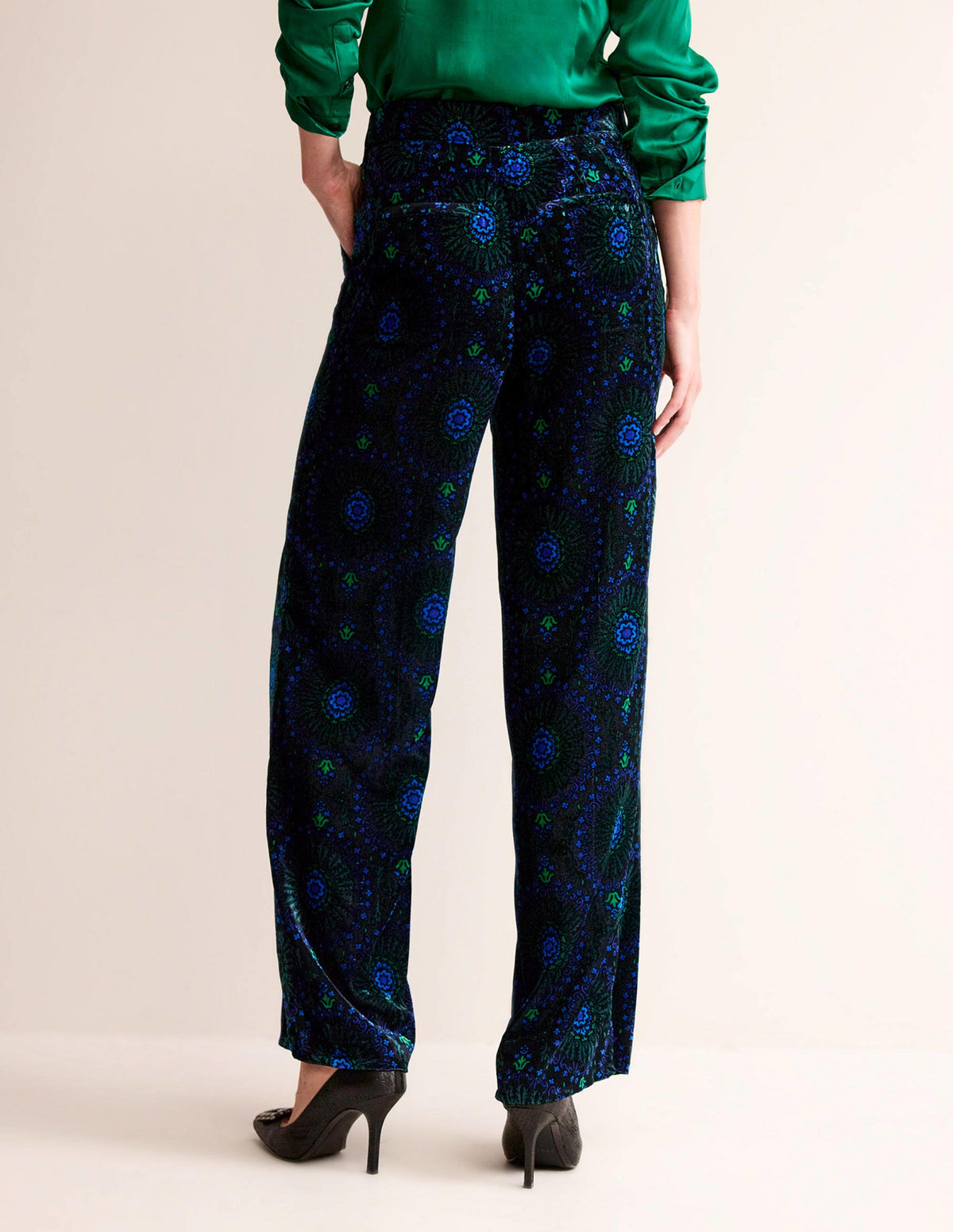 Westbourne Velvet Trousers-Black, Artizian Geo-3