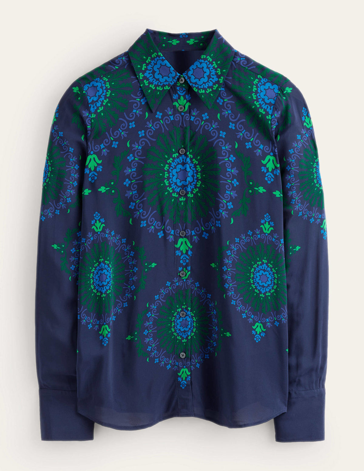 Sienna Hemd-Französisches Marineblau, Artizian Geo-6