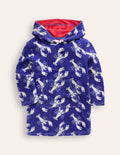 Towelling Throw-on-Navy Lobster