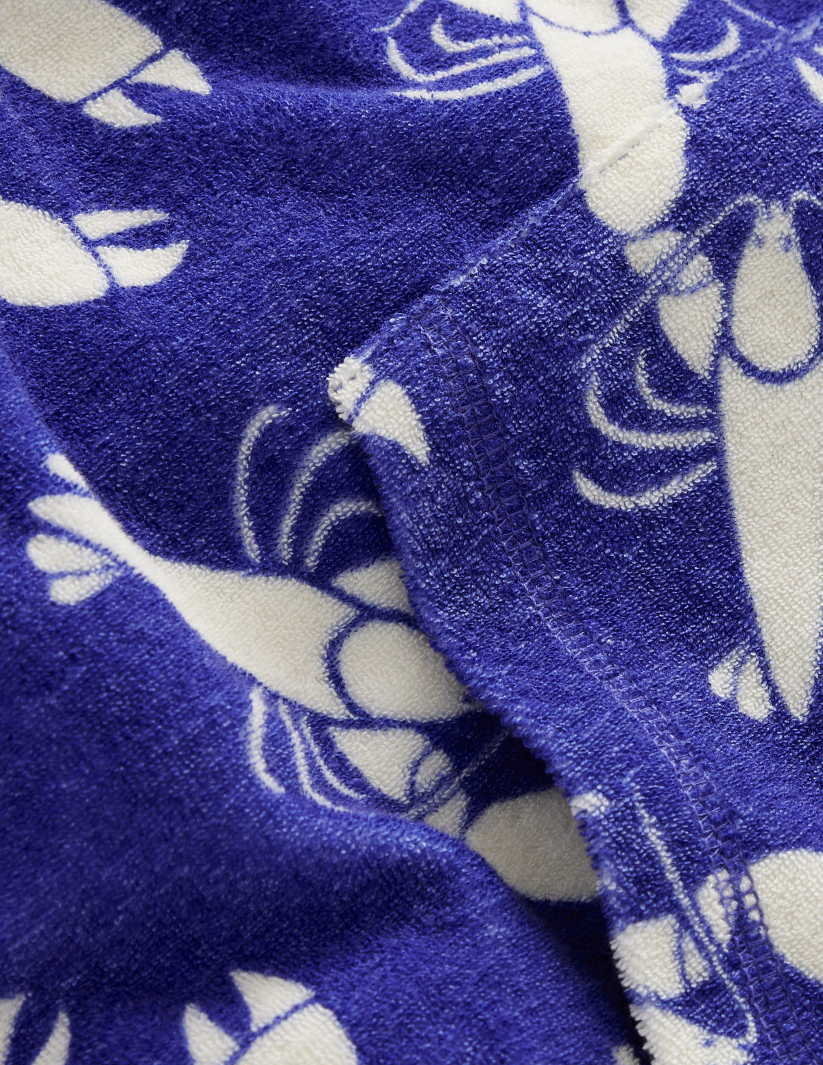 Towelling Throw-on-Navy Lobster - Image 3