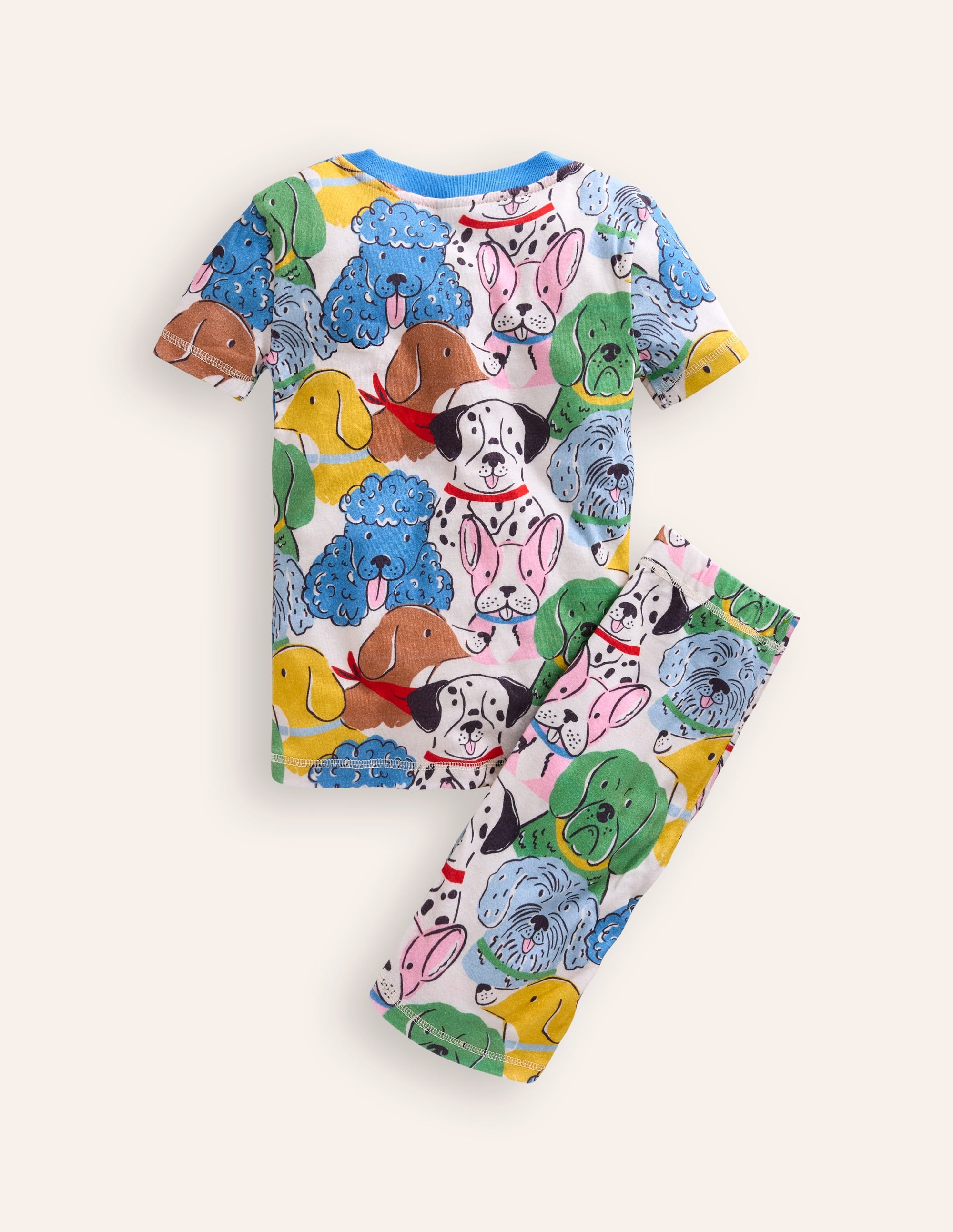 Snug Short John Pyjamas-Multi Dogs - Image 2