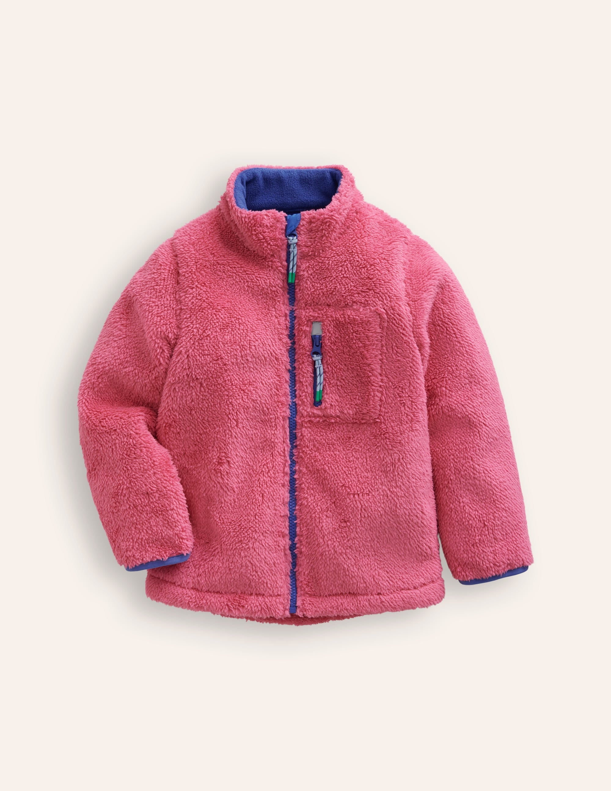 Kuschelige, winddichte Fleecejacke-Animals/Stripe - Image 1