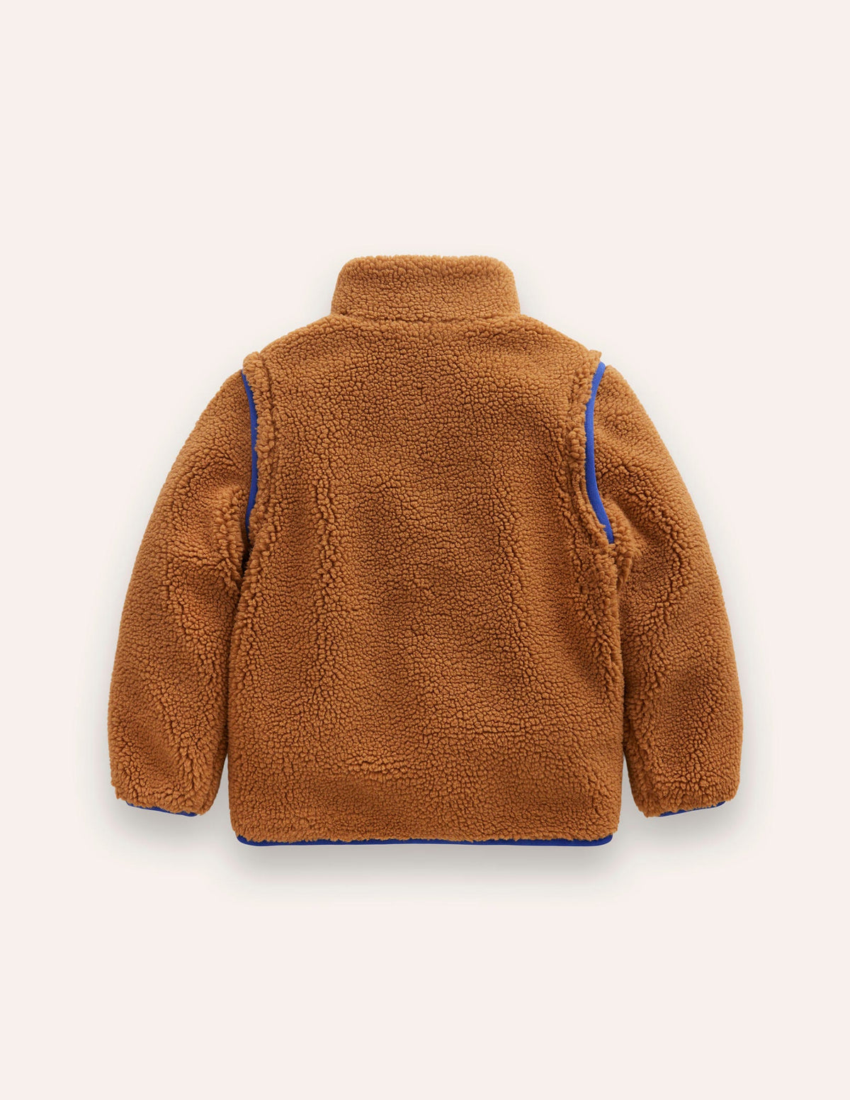 2-in-1  Borg Jacket-Butterscotch Brown Borg - Image 2