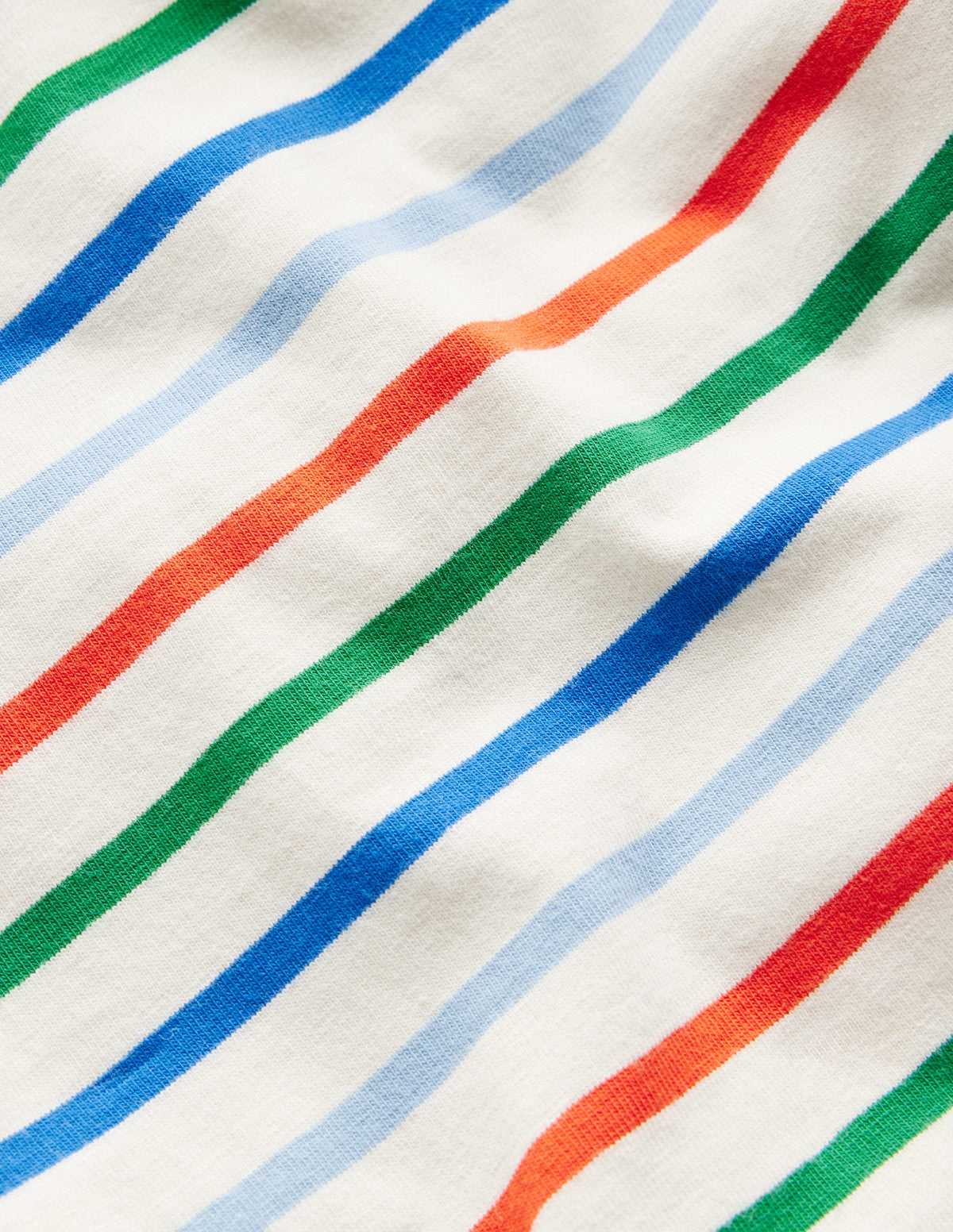 Breton-T-Shirt für den Alltag-Griechisches Blau/Knallrot-3