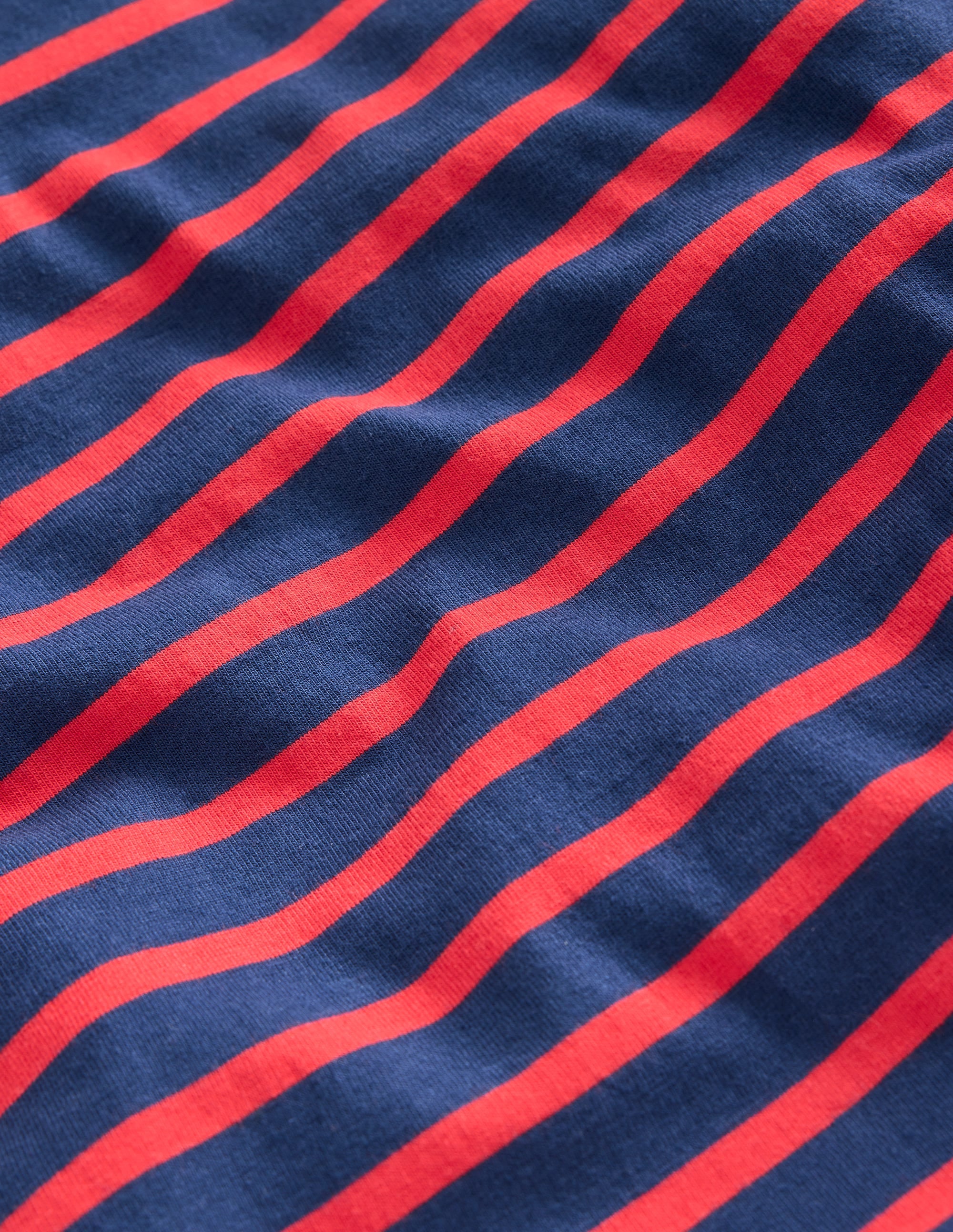 Breton-T-Shirt für den Alltag-Steuerbordblau/Erdbeertorte - Image 3