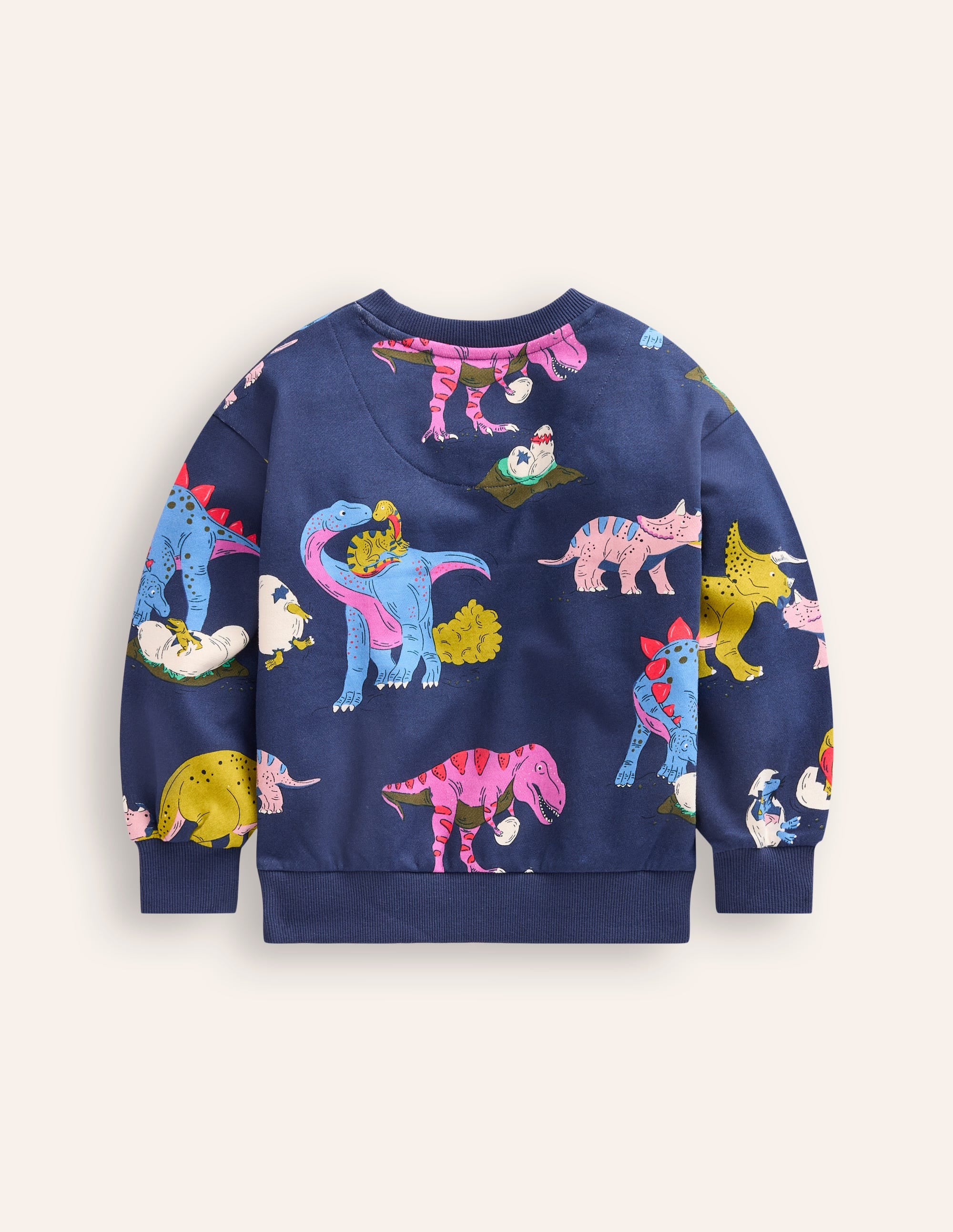 Bedrucktes Sweatshirt-Bunt Dino-Familie - Image 6