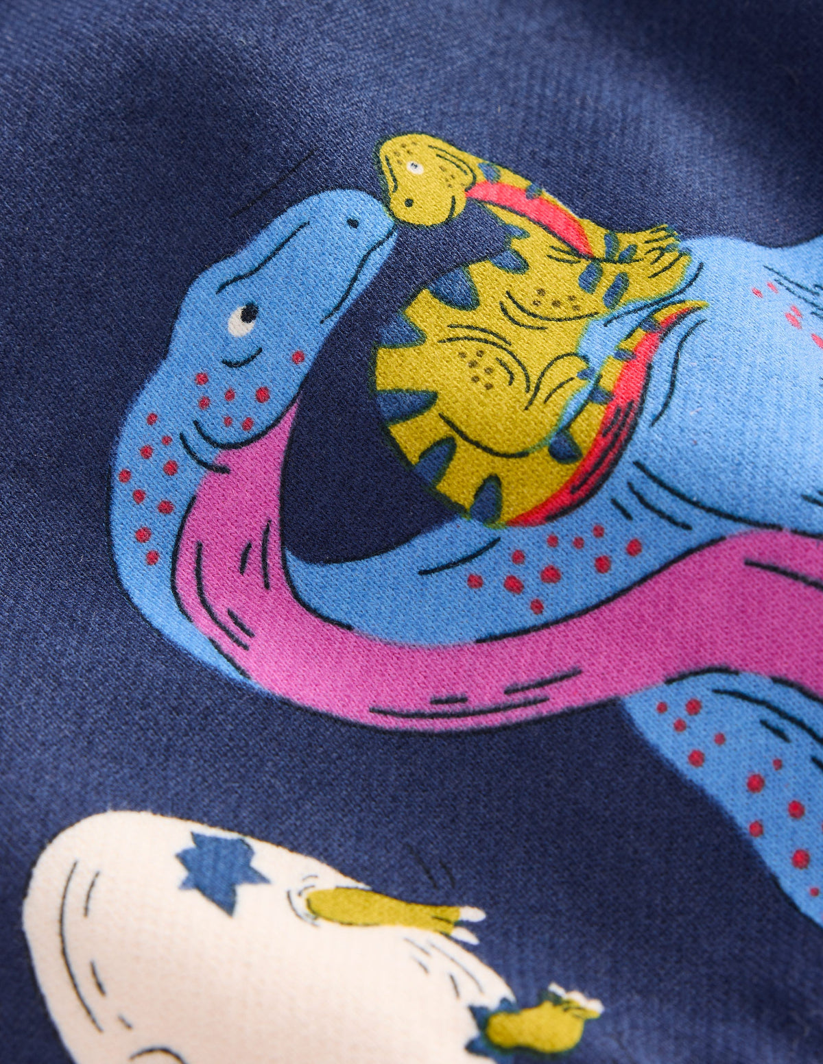 Bedrucktes Sweatshirt-Bunt Dino-Familie-7