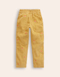 Pantalon à enfiler en velours côtelé-Renards jaune rayon de miel
