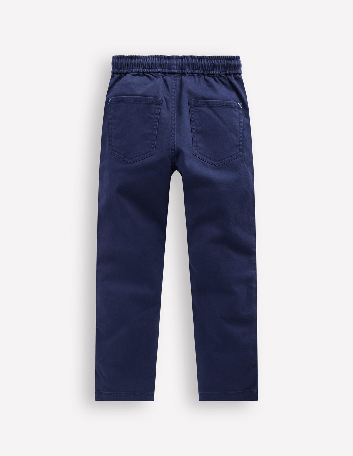 Schmal geschnittene Hose zum Hineinschlüpfen-Schuluniform-Marineblau Twill - Image 2