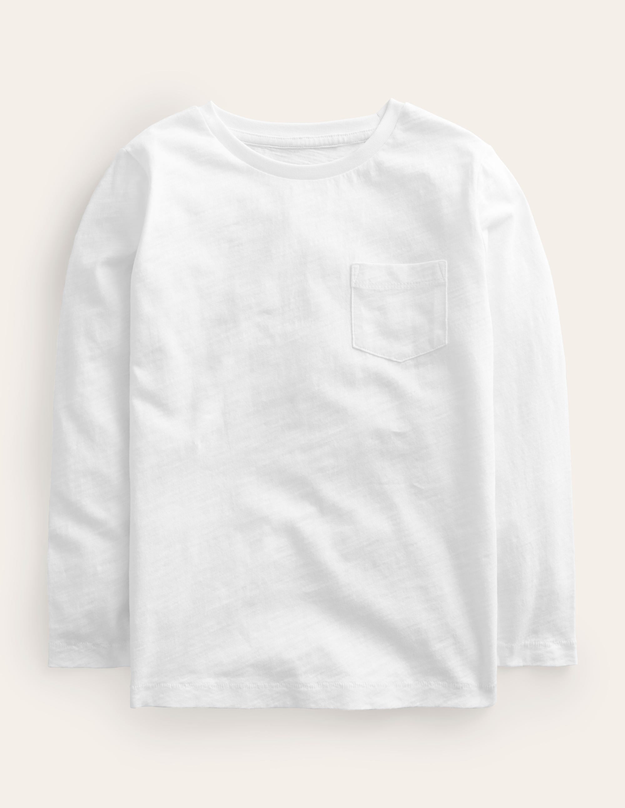 Everyday Long Sleeve T-Shirt-White - Image 1