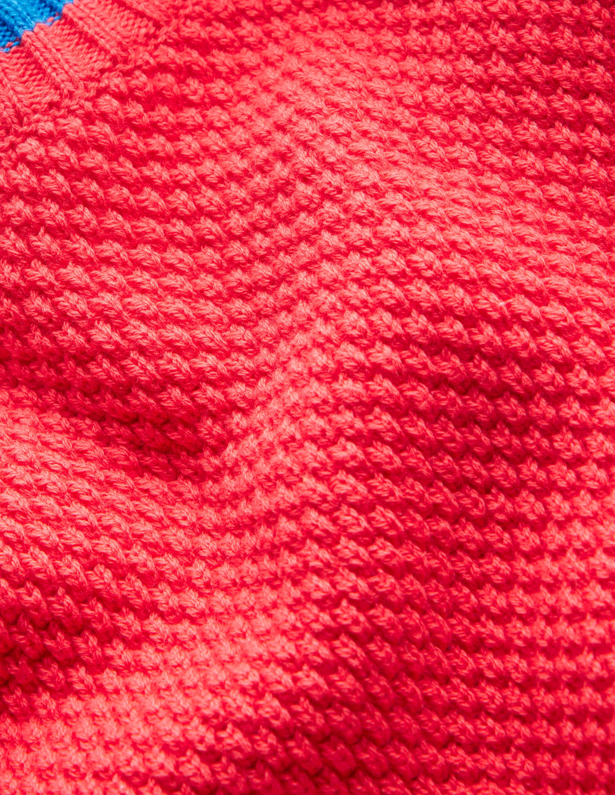 Chunky Cotton Jumper-Jam Red - Image 3
