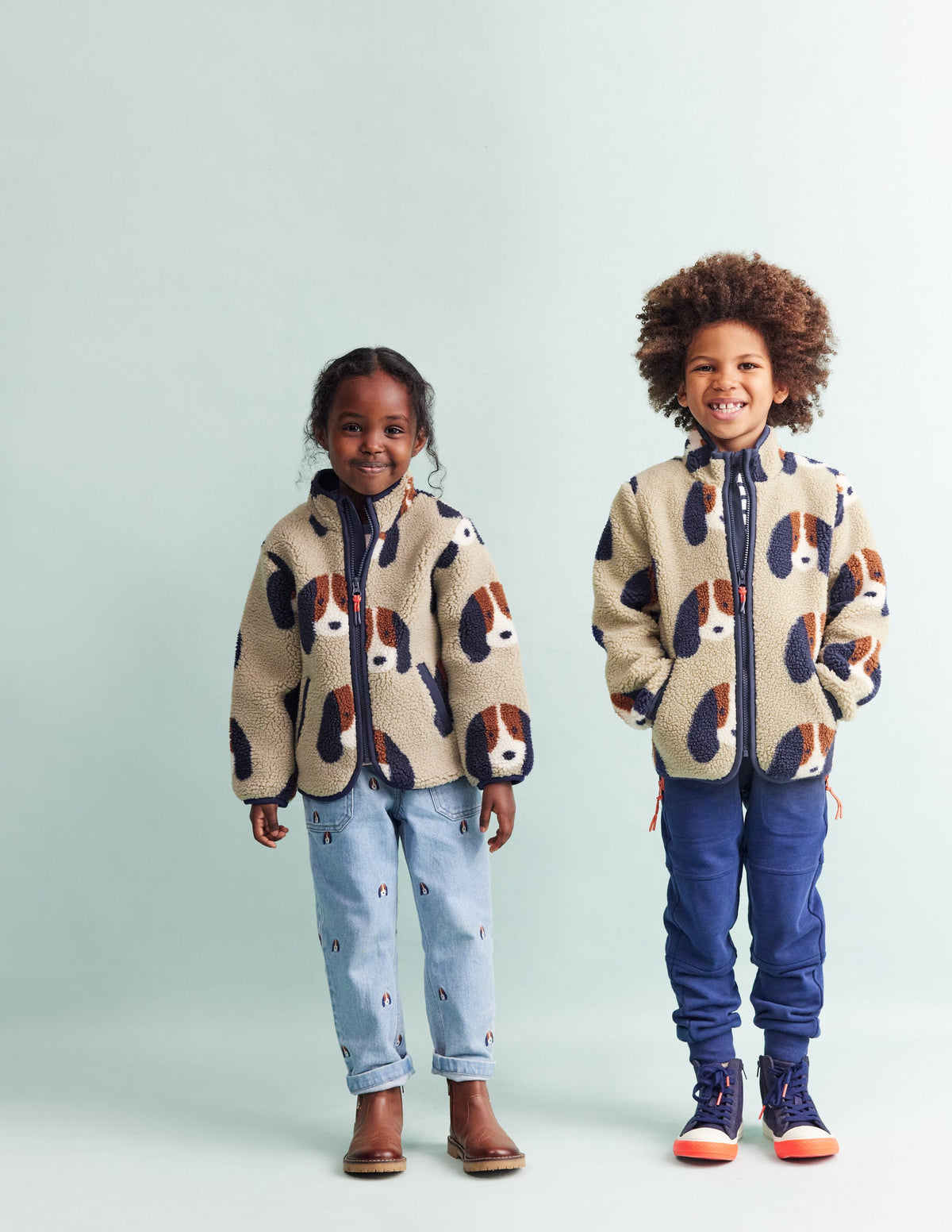 Kuschelige Teddyfell-Jacke-Haferbeige Welpen - Image 2