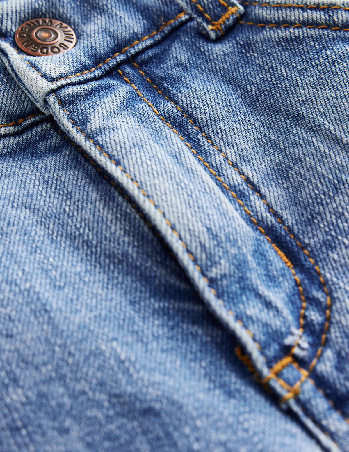 Jeans mit geradem Bein für jeden Tag-Denim in mittlerer Waschung-3
