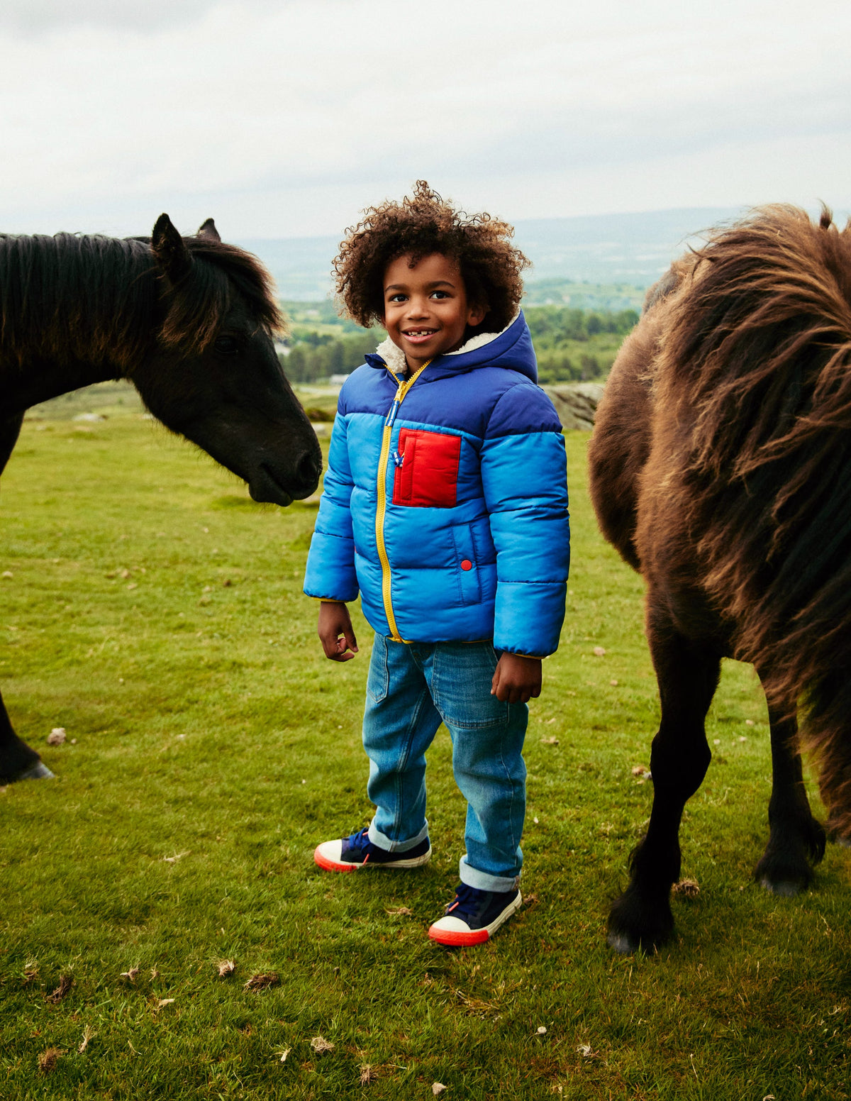 Reversible Cosy Borg Coat-Bluejay - Image 6