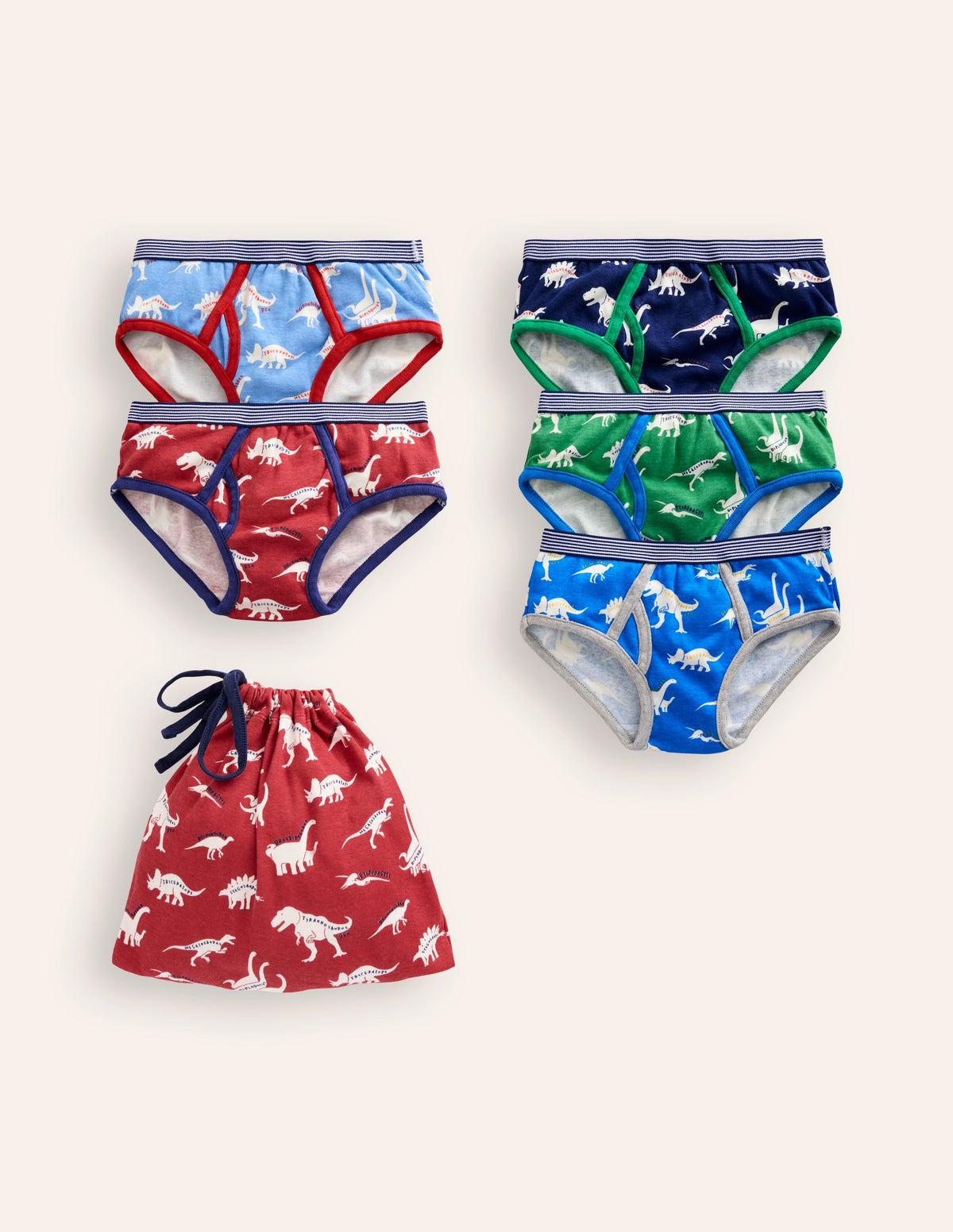 Pants 5 Pack-Multi Dino Wordle - Image 1