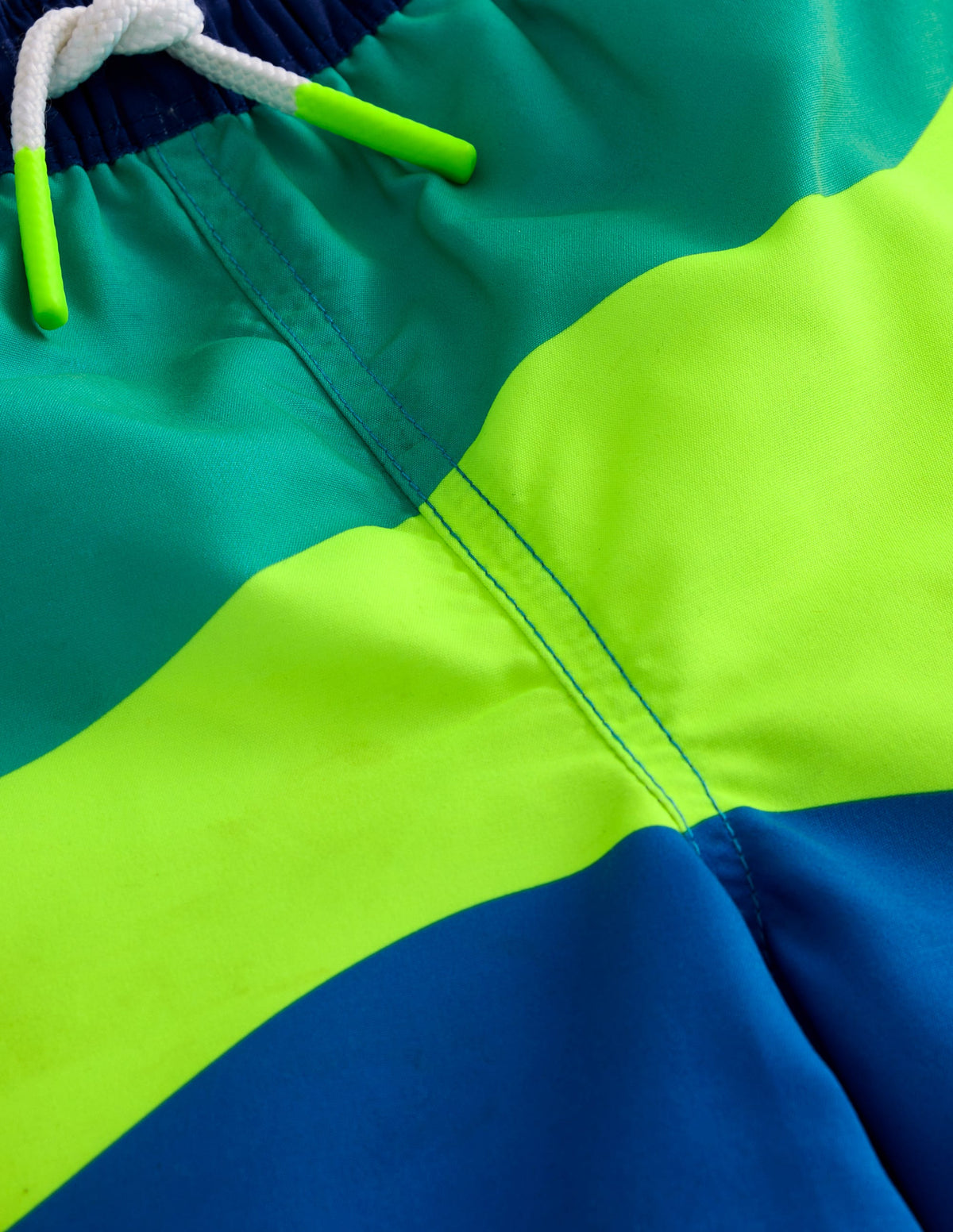 Swim Shorts-Yellow Colourblock - Image 3
