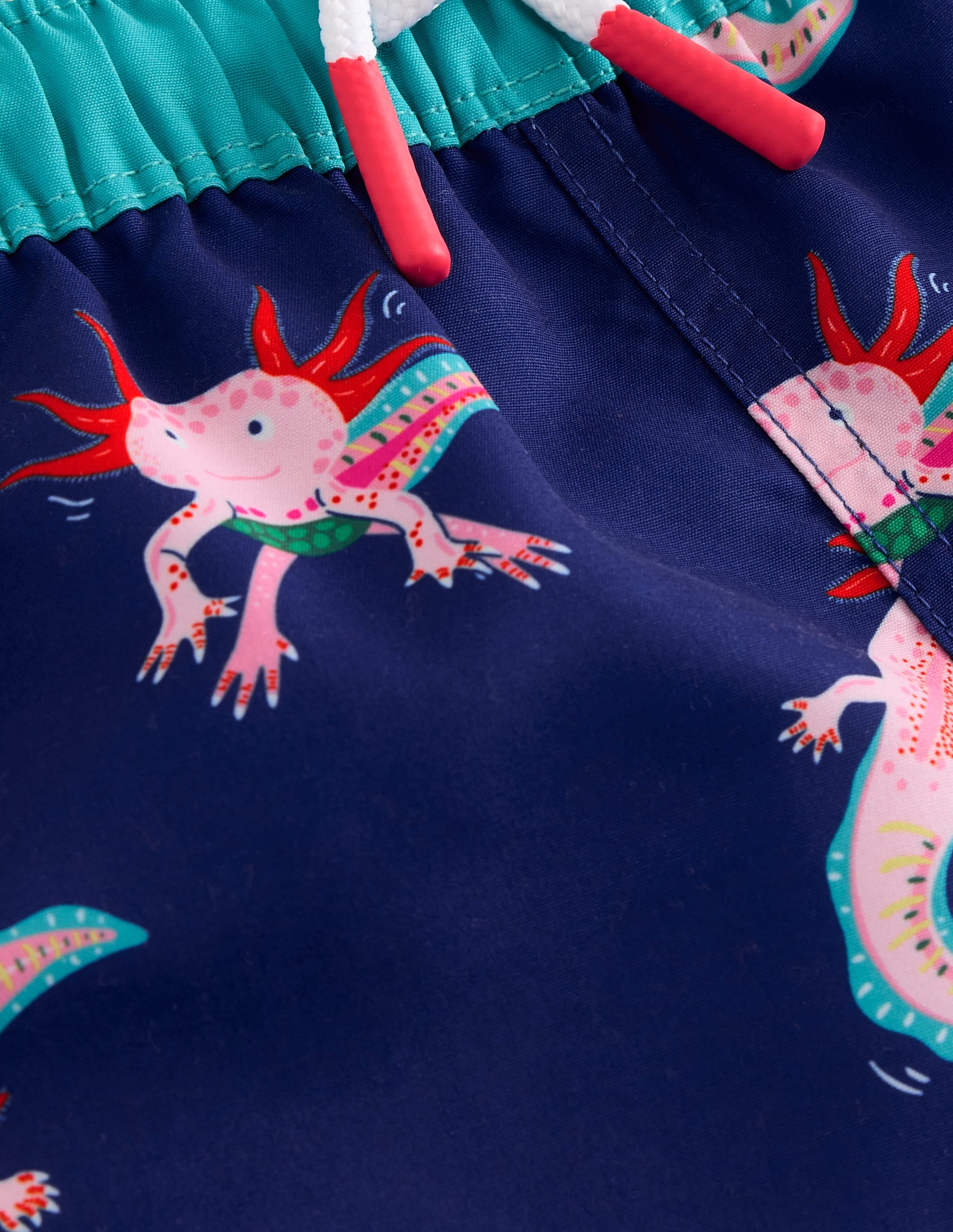 Short de bain-Axolotl bleu saphir - Image 3