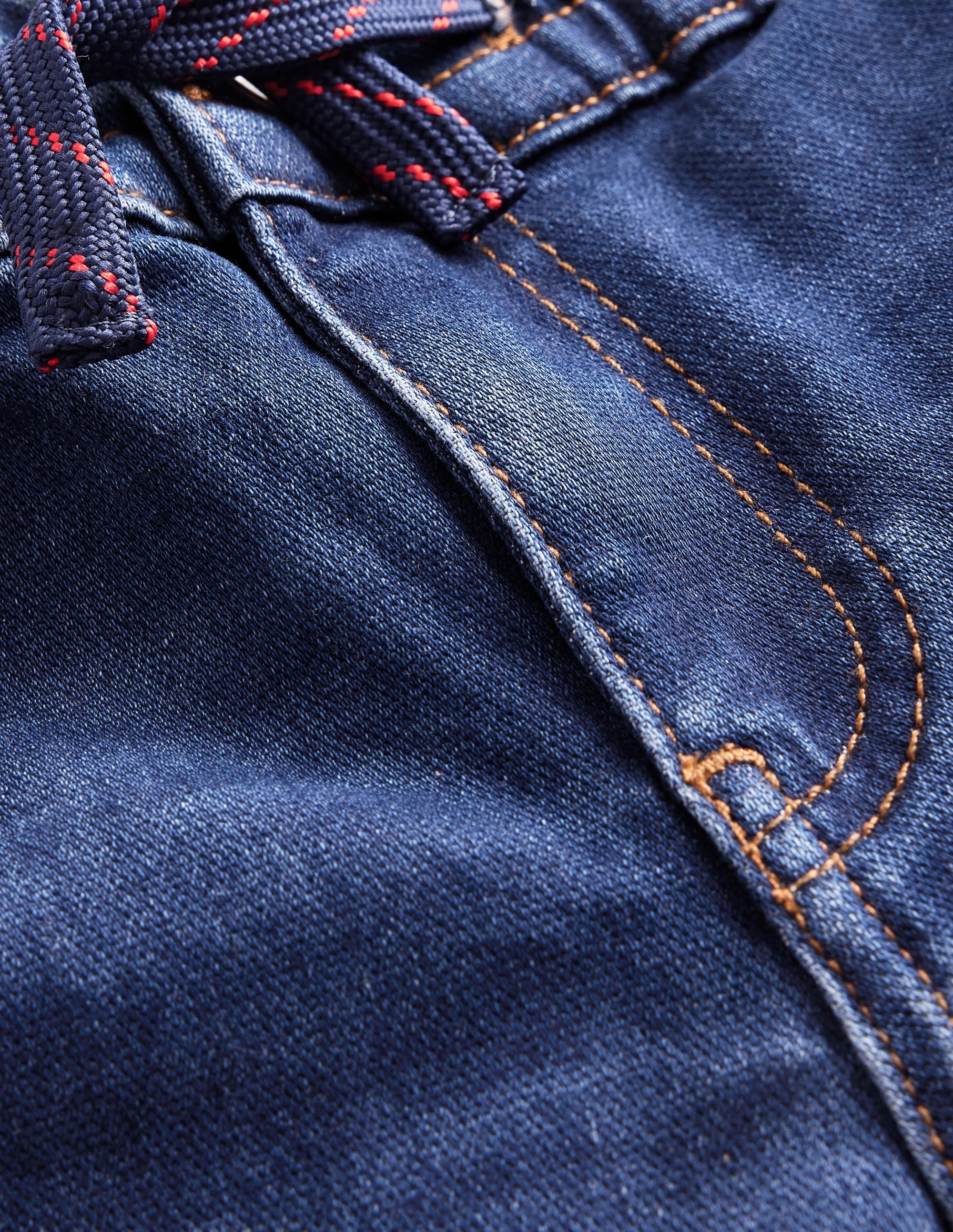 Schmal geschnittene Jersey-Jeans-Mittleres Vintageblau - Image 3