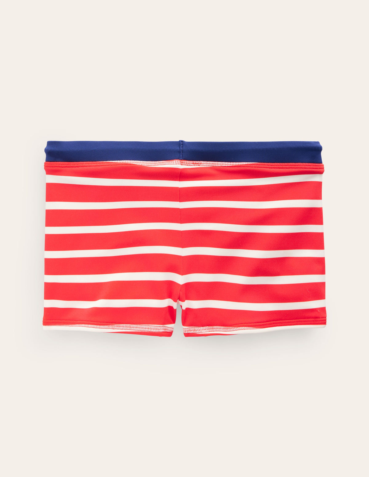 Swim Trunks-Fire Red and Ivory-2