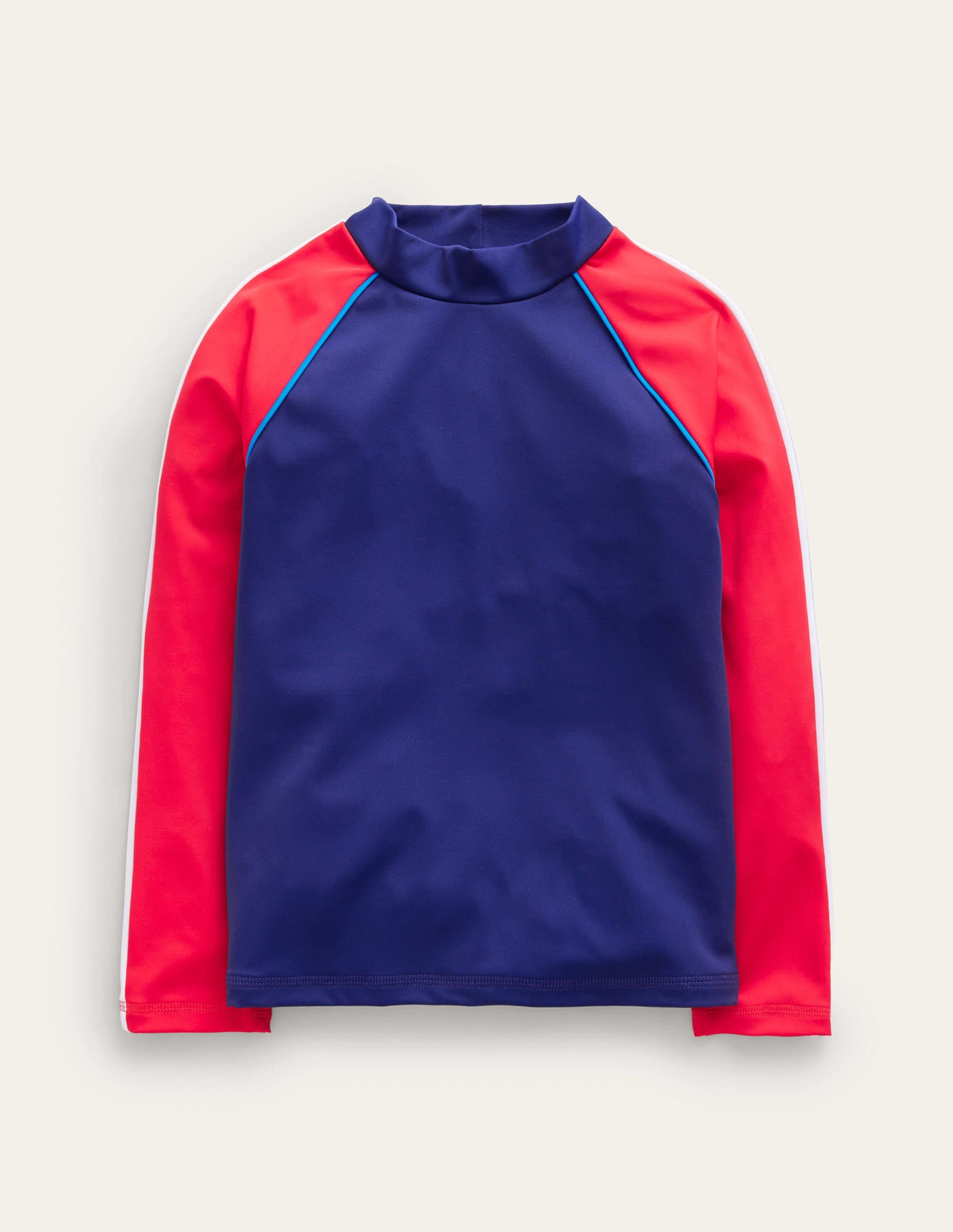 Haut de plage-Mohnblumenrot und Schuluniform Marineblau - Image 1