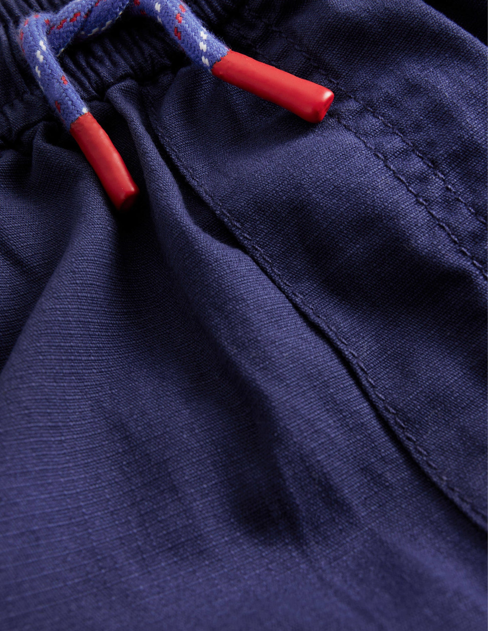 Cargo Pull-on Trousers-College Navy-3