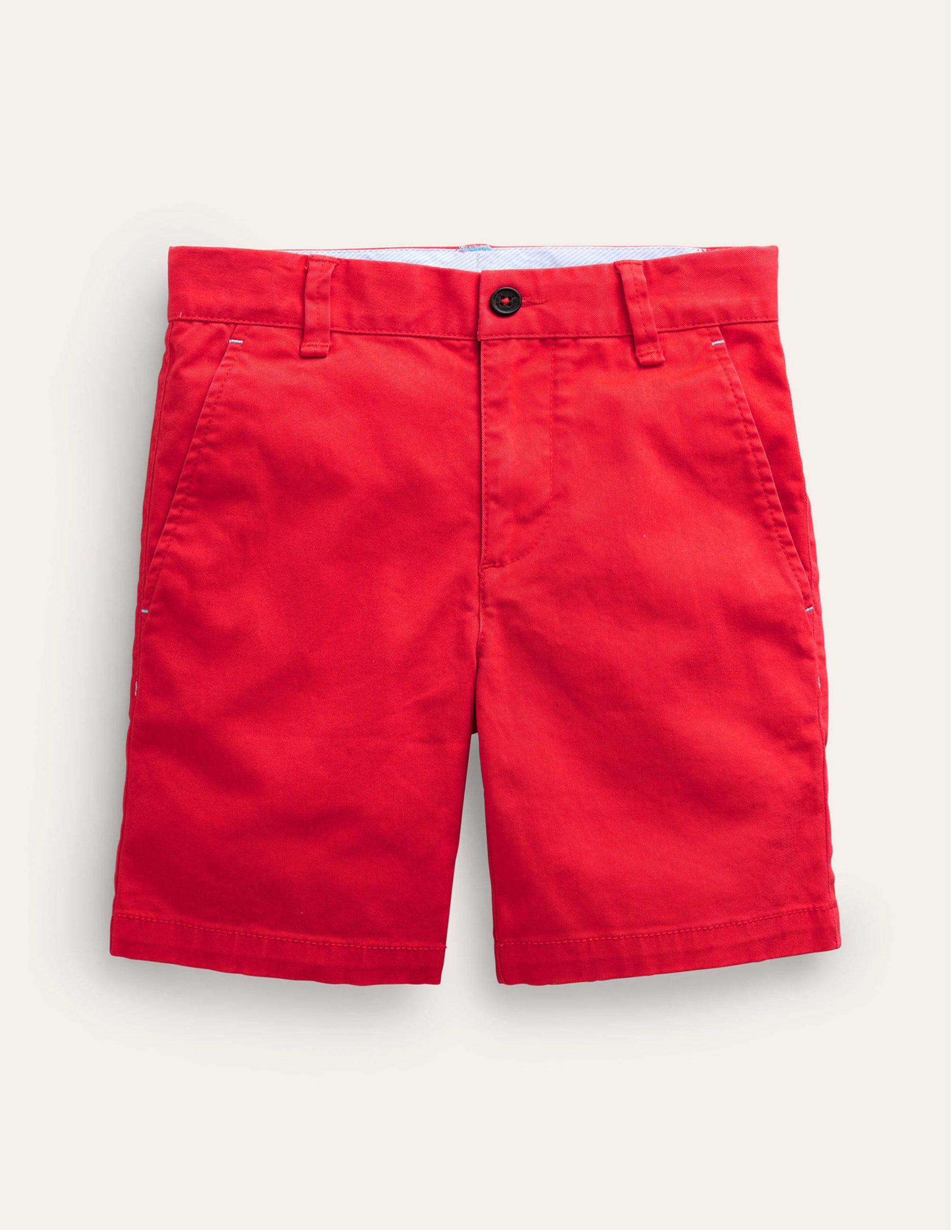 Short chino classique-Rouge confiture-1