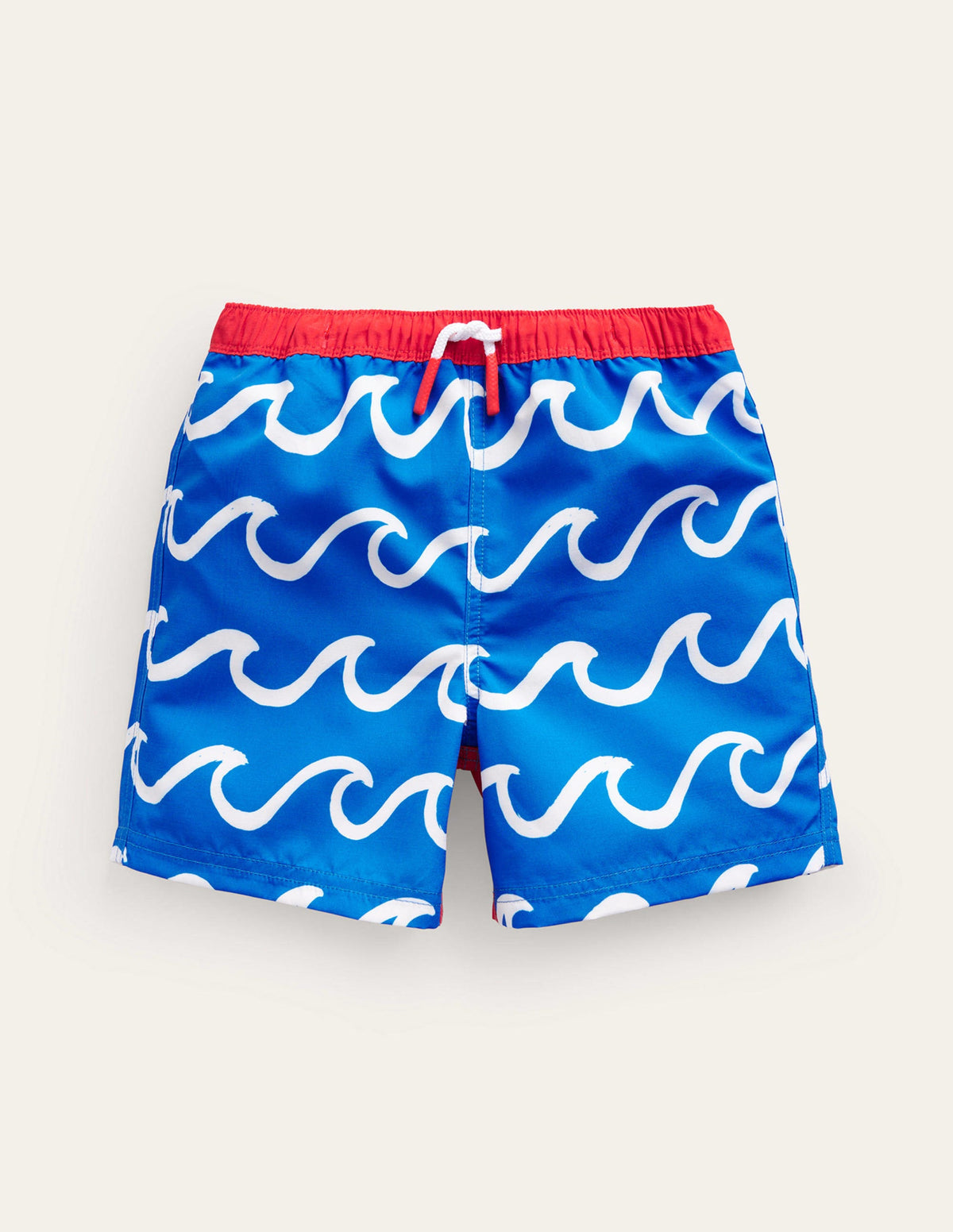Badeshorts-Griechisch-Blau Hai Welle - Image 1