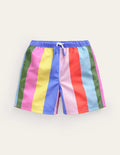 Badeshorts-Badehose Sanft Bunt Gestreift
