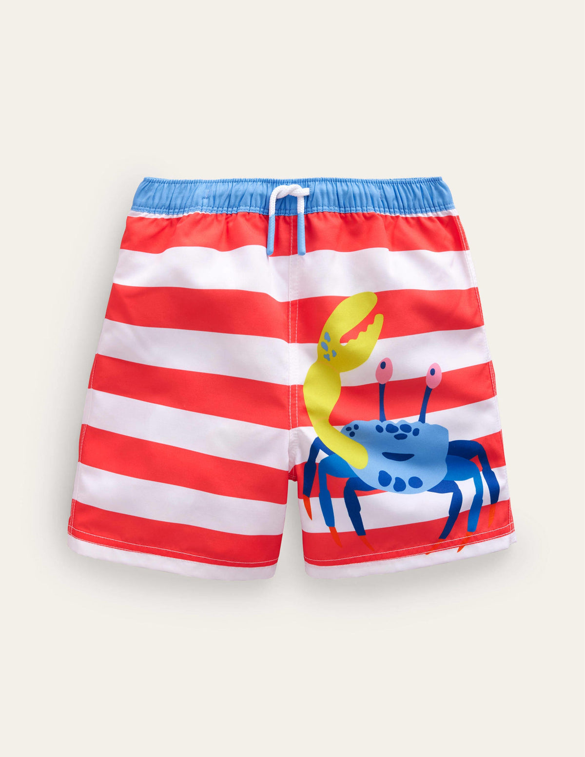Badeshorts-Rot und Weiß Krabbe - Image 1