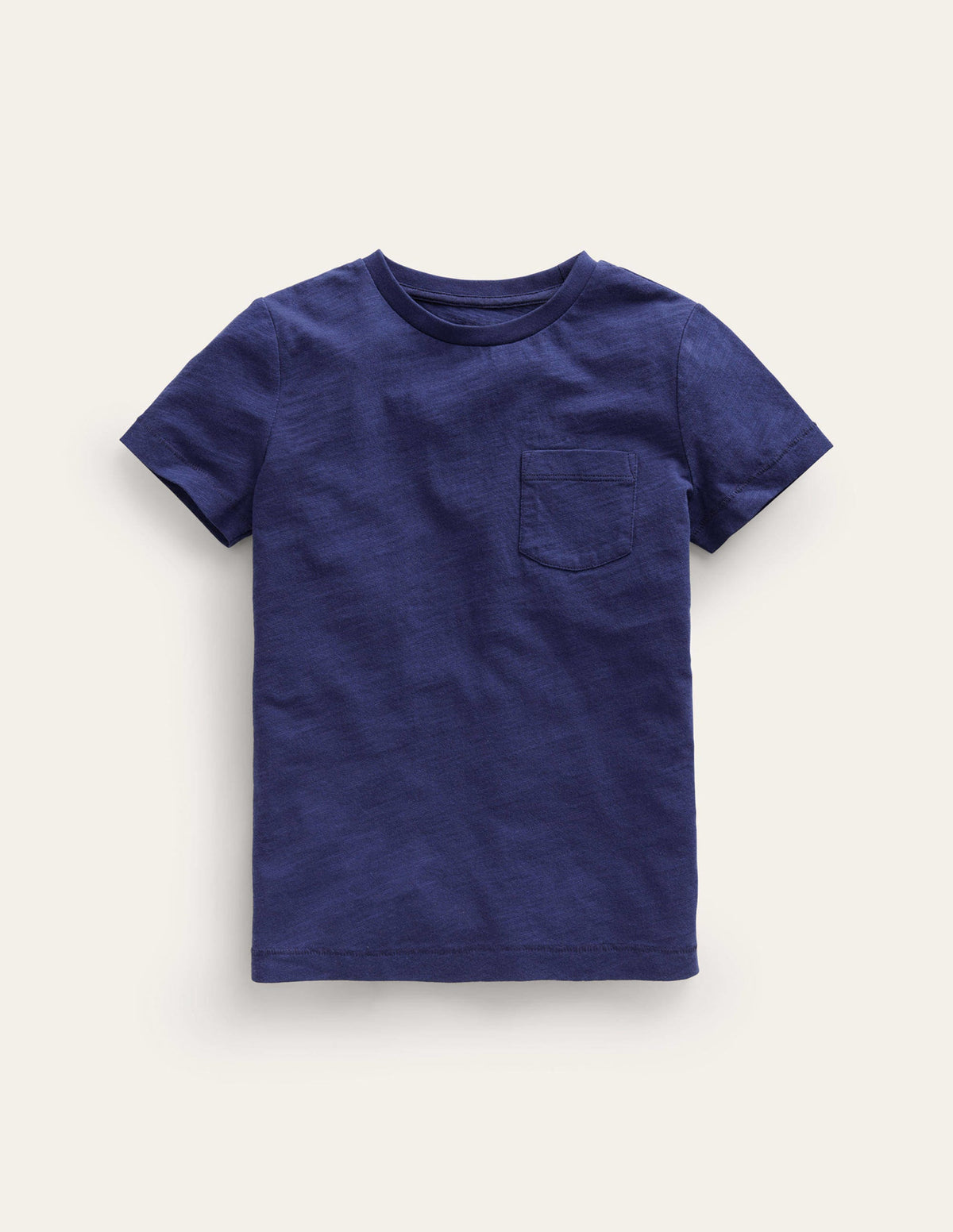 Vorgewaschenes Flammgarn-T-Shirt-Anemone - Image 1