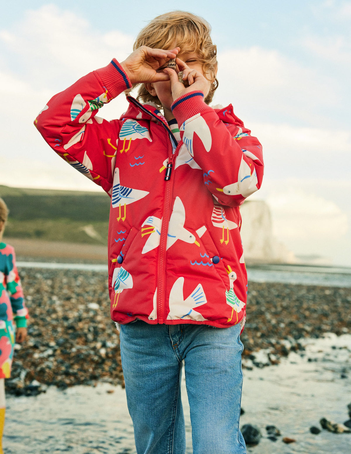 Anorak mit Sherpa-Futter-Cayenne Möwen-5