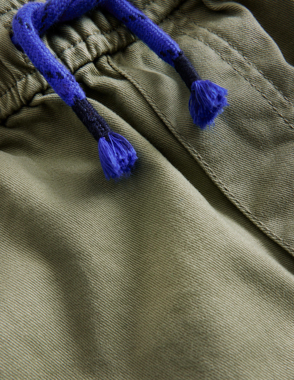 Slim Pull-On Trousers-Pottery Green-3
